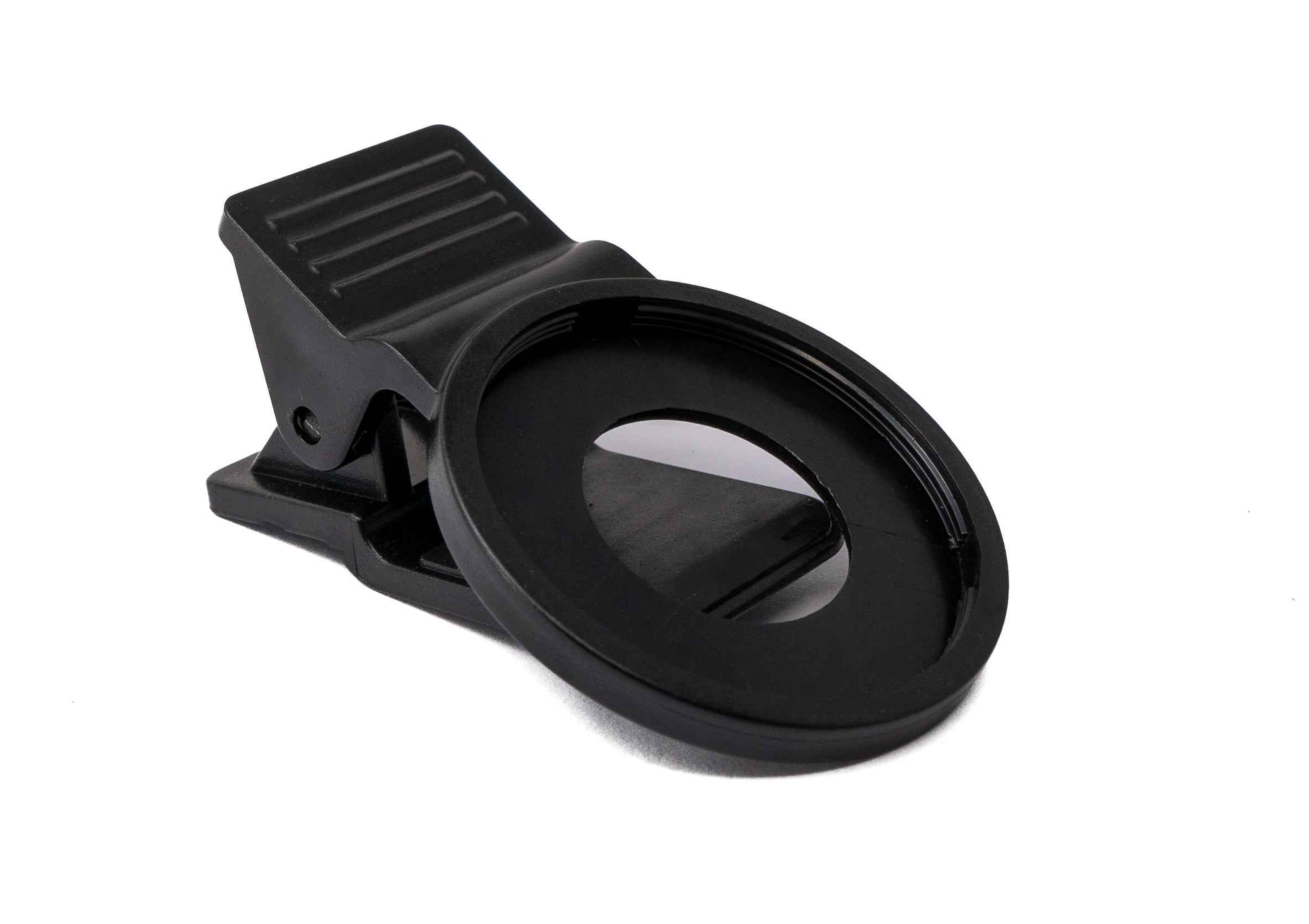 SYSTEM-S Farbfilter Blau 37 mm Linse Farbe mit Clip für Smartphones in Schwarz