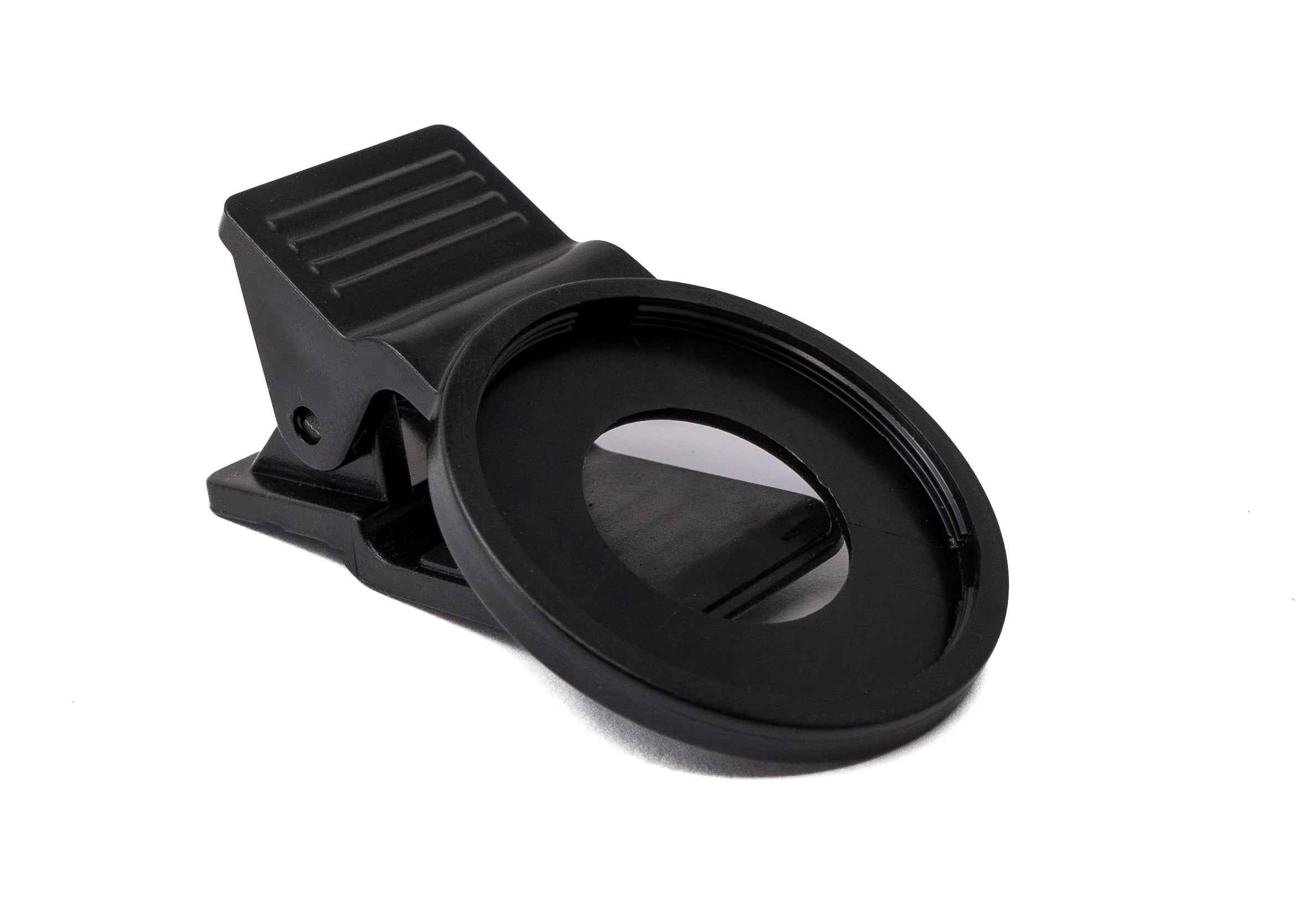 SYSTEM-S Farbfilter Blau 37 mm Linse Farbe mit Clip für Smartphones in Schwarz