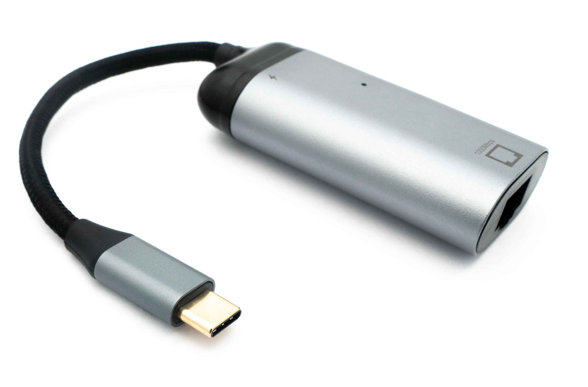SYSTEM-S 3in1 Adapter LAN Buchse & USB 2.0 Typ A Buchse & 2x 3.1 C Buchse zu C Stecker