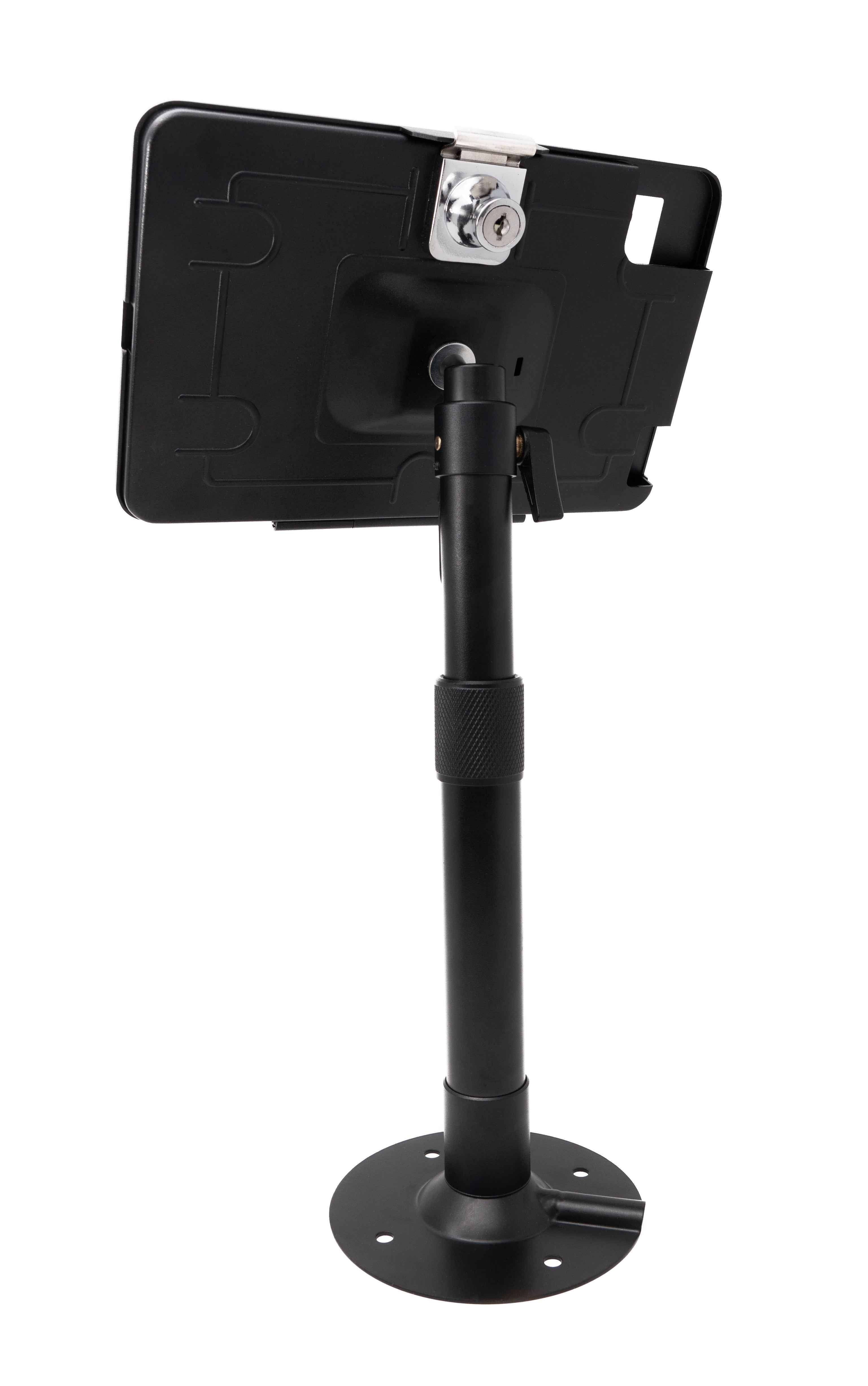SYSTEM-S Tischständer 360° Halterung abschließbar für iPad Mini 6 (2021) in Schwarz