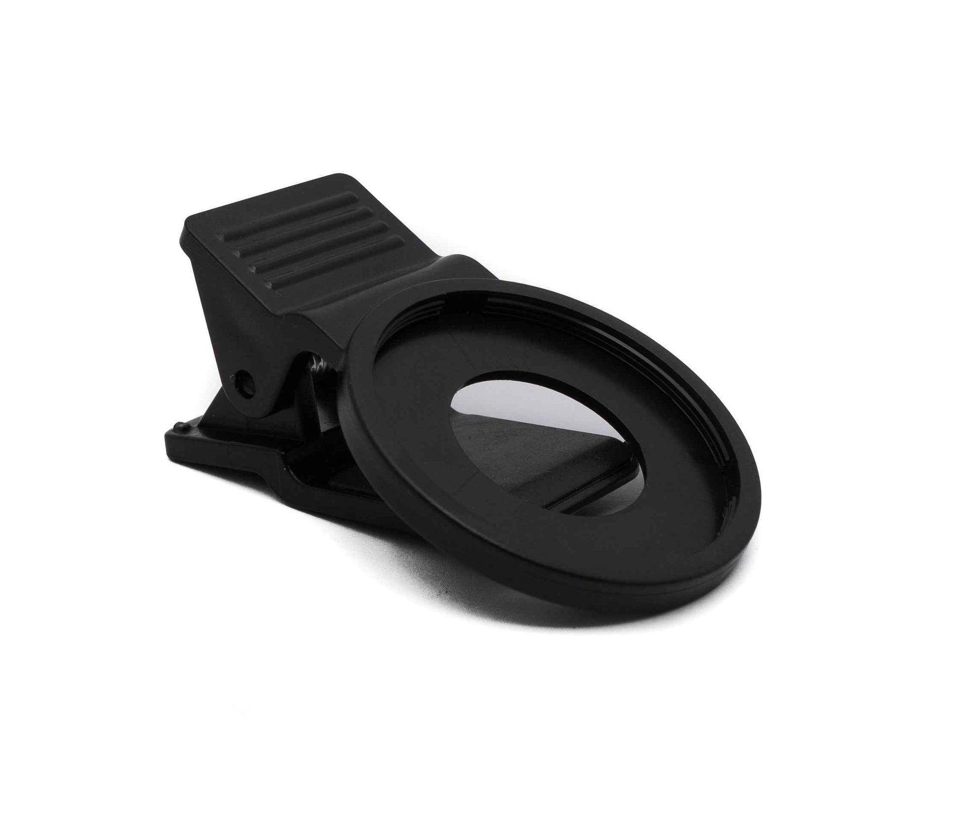 SYSTEM-S UV Filter 37 mm 2x beschichtet Slim Linse mit Clip für Smartphones in Schwarz