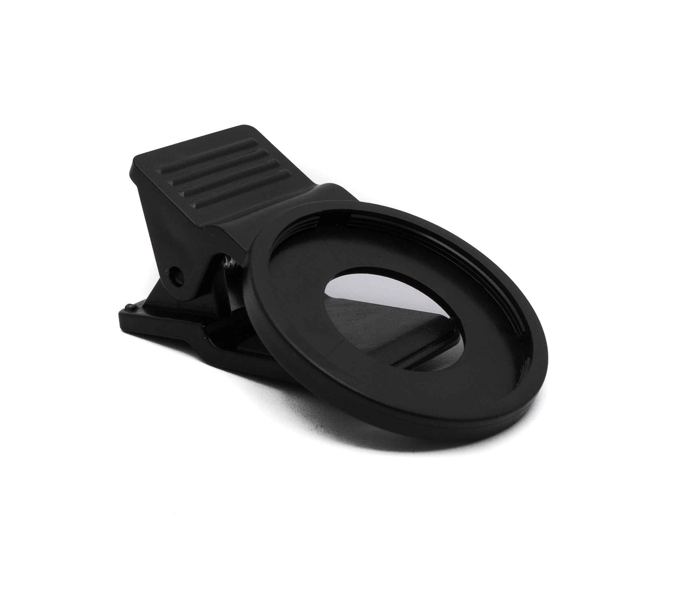 SYSTEM-S UV Filter 37 mm 2x beschichtet Slim Linse mit Clip für Smartphones in Schwarz