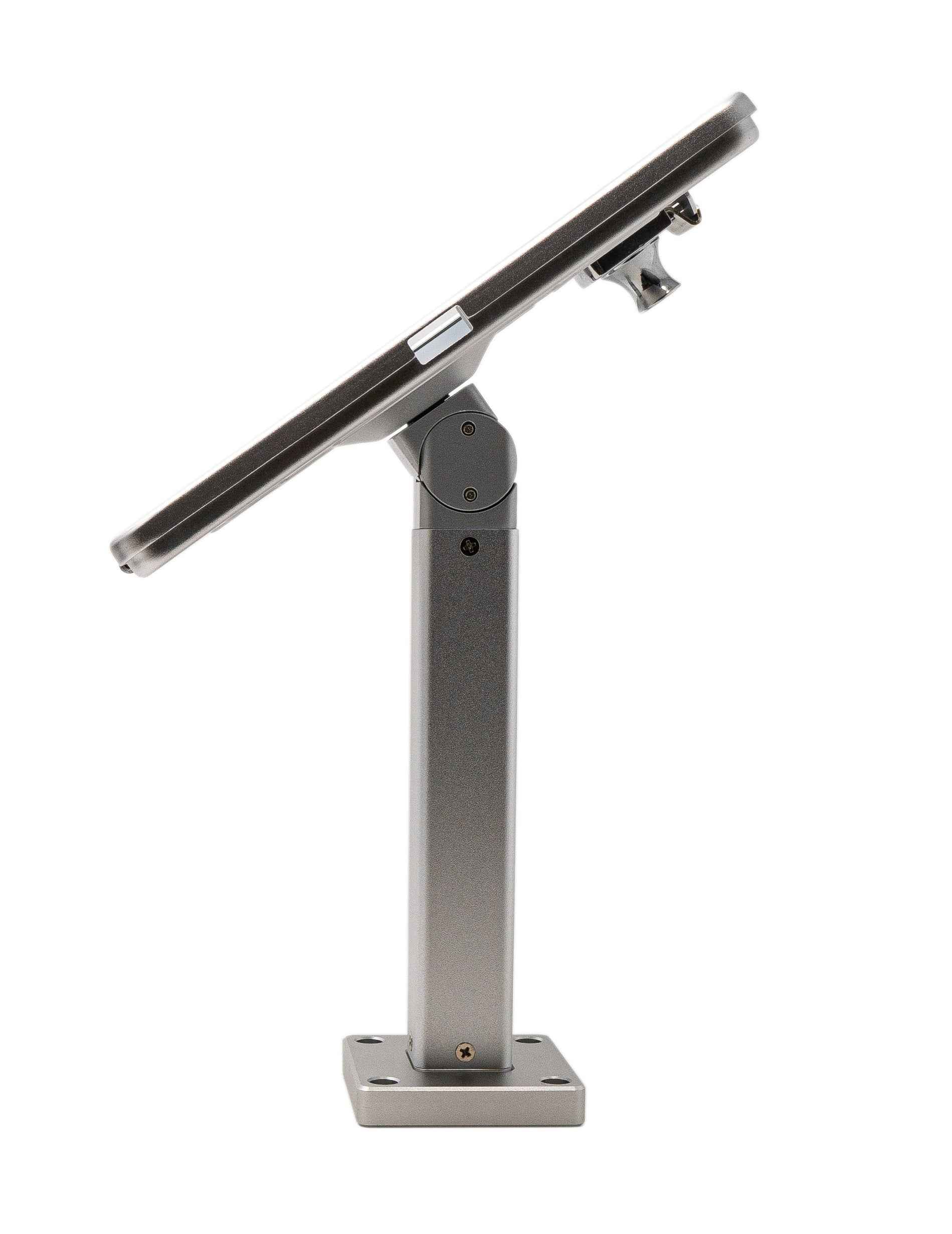 SYSTEM-S Wandhalterung 360° Tischständer abschließbar für iPad Pro 12,9" 3 (2018) in Grau