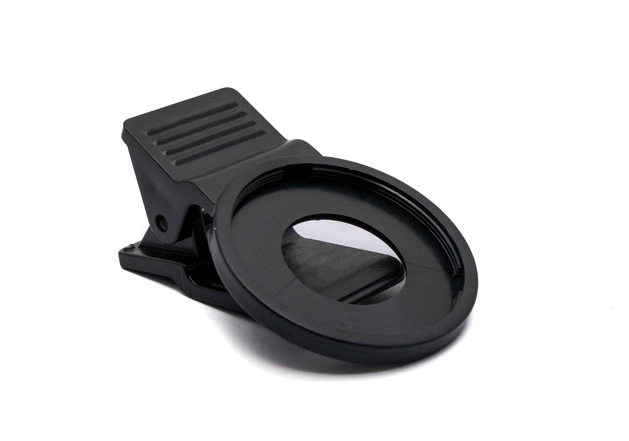 SYSTEM-S Makro Linse +4 Zoom Close Up Filter mit Clip in Schwarz