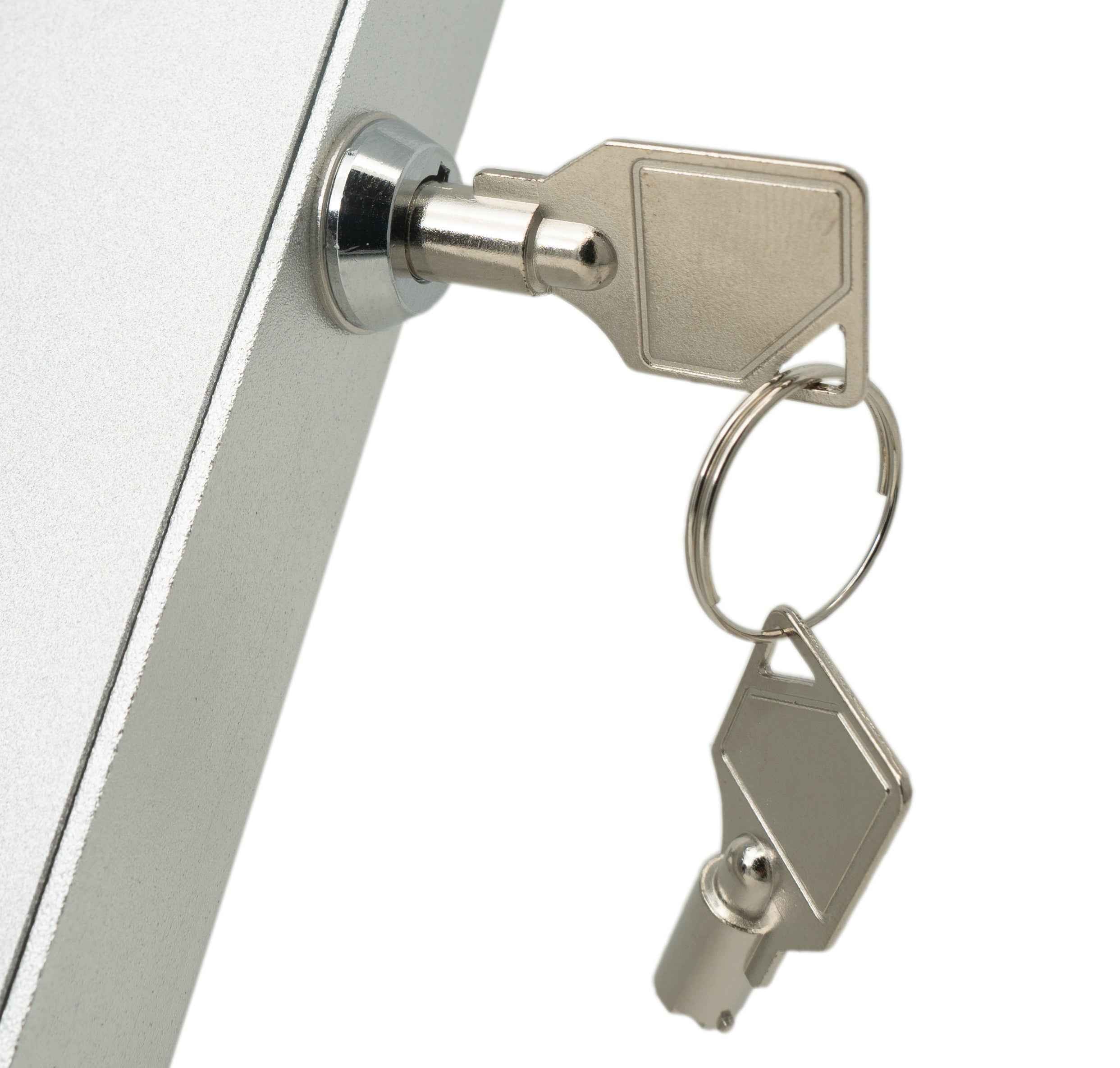 SYSTEM-S Wand Tisch Halterung abschließbar 90° für Microsoft Surface Pro 7 Pro 3 Pro 4 12.3 in Grau
