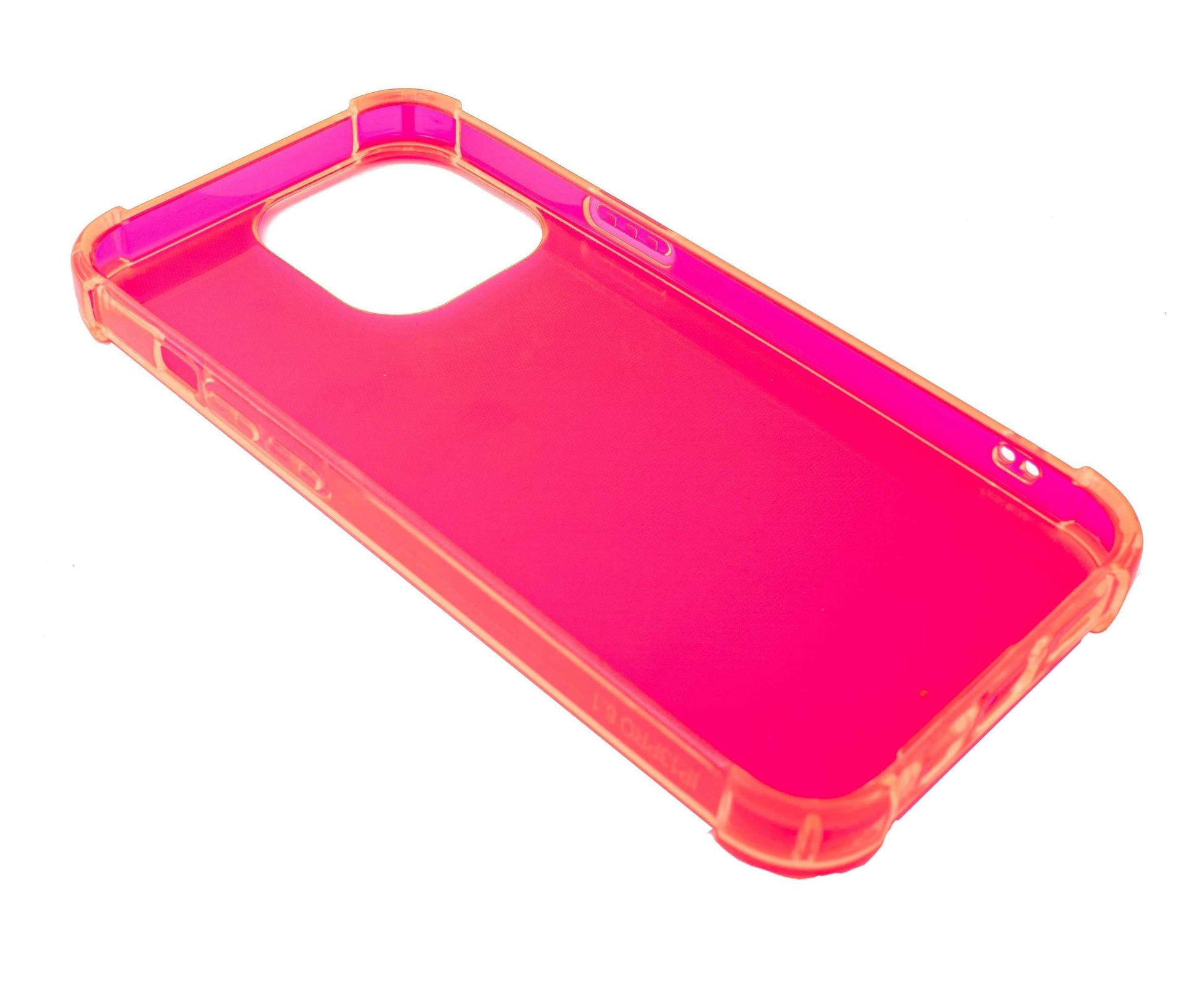 SYSTEM-S Schutzhülle aus Silikon in Pink Transparent Hülle für iPhone 13 Pro