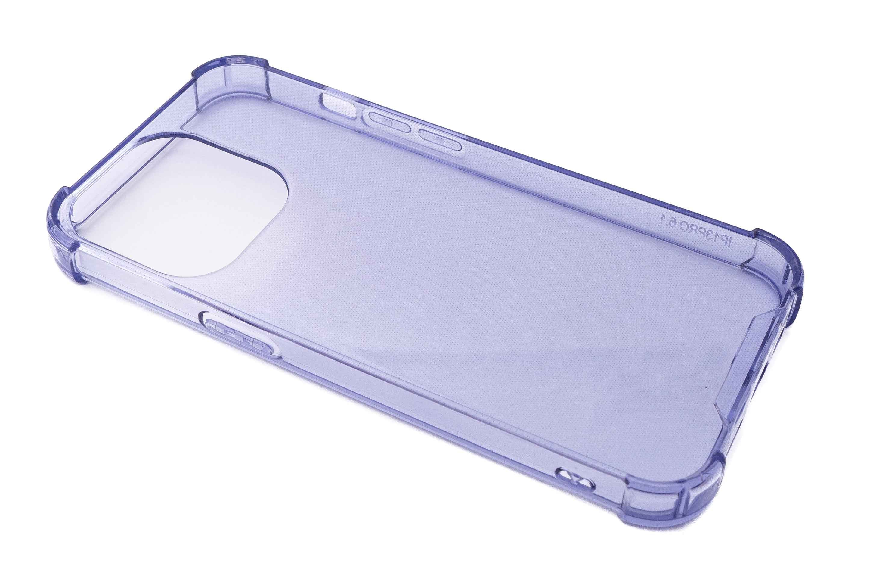 SYSTEM-S Schutzhülle aus Silikon in Lila Transparent Hülle für iPhone 13 Pro
