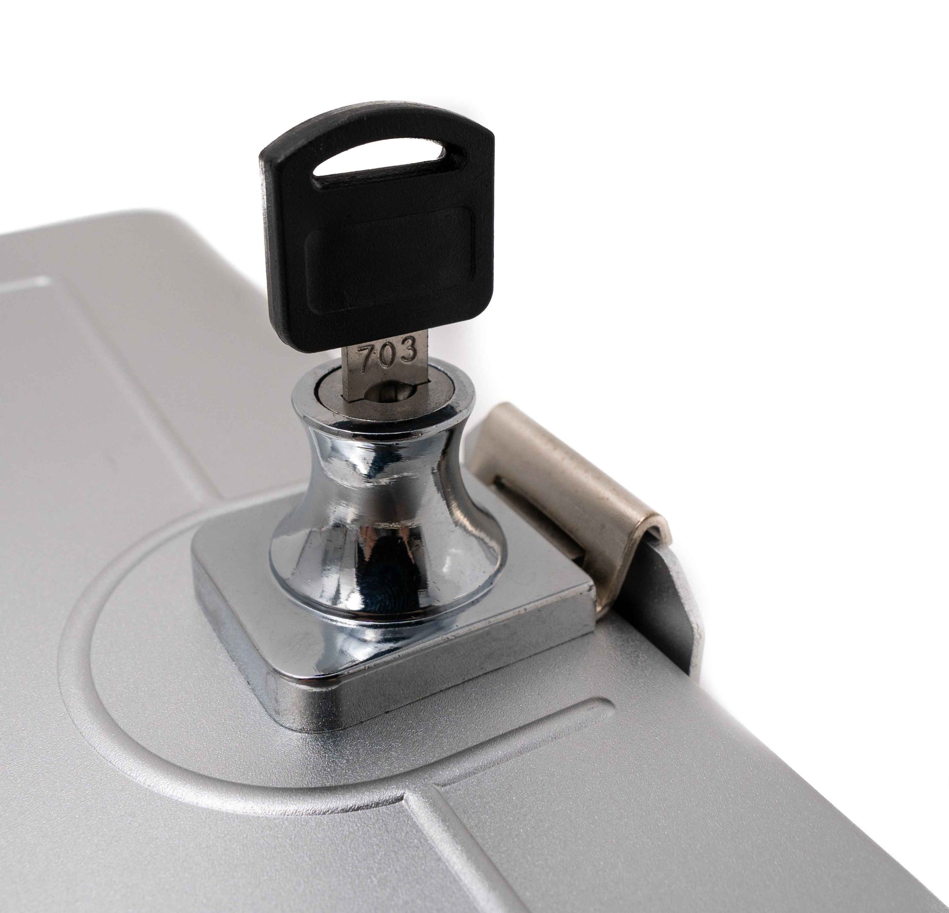 SYSTEM-S Wandhalterung 360° Tischständer abschließbar für iPad Pro 12,9" 3 (2018) in Grau