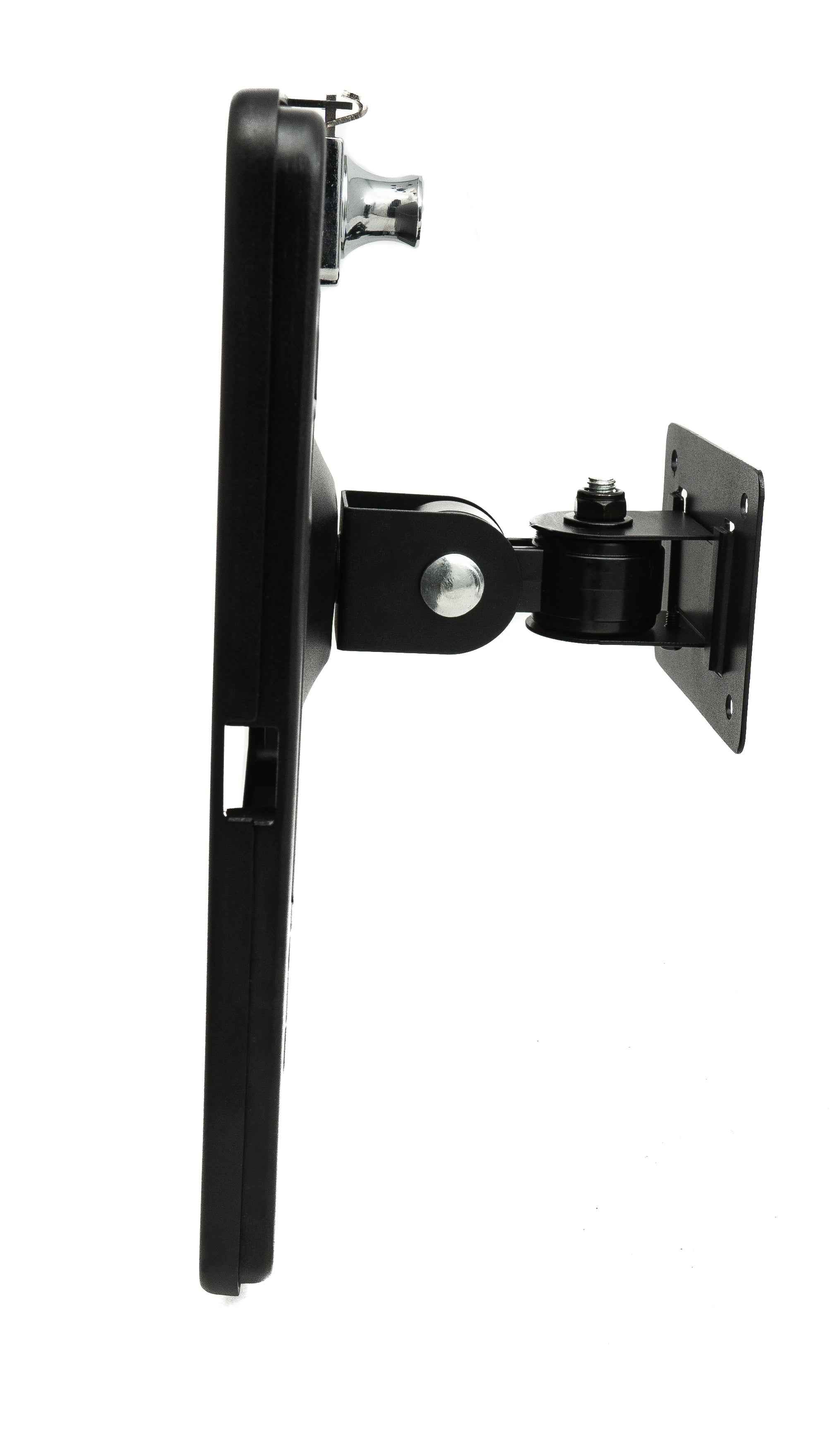 SYSTEM-S Wand Halterung abschließbar 360° für iPad Pro 12.9" 2018 2020 2021 2022 in Schwarz