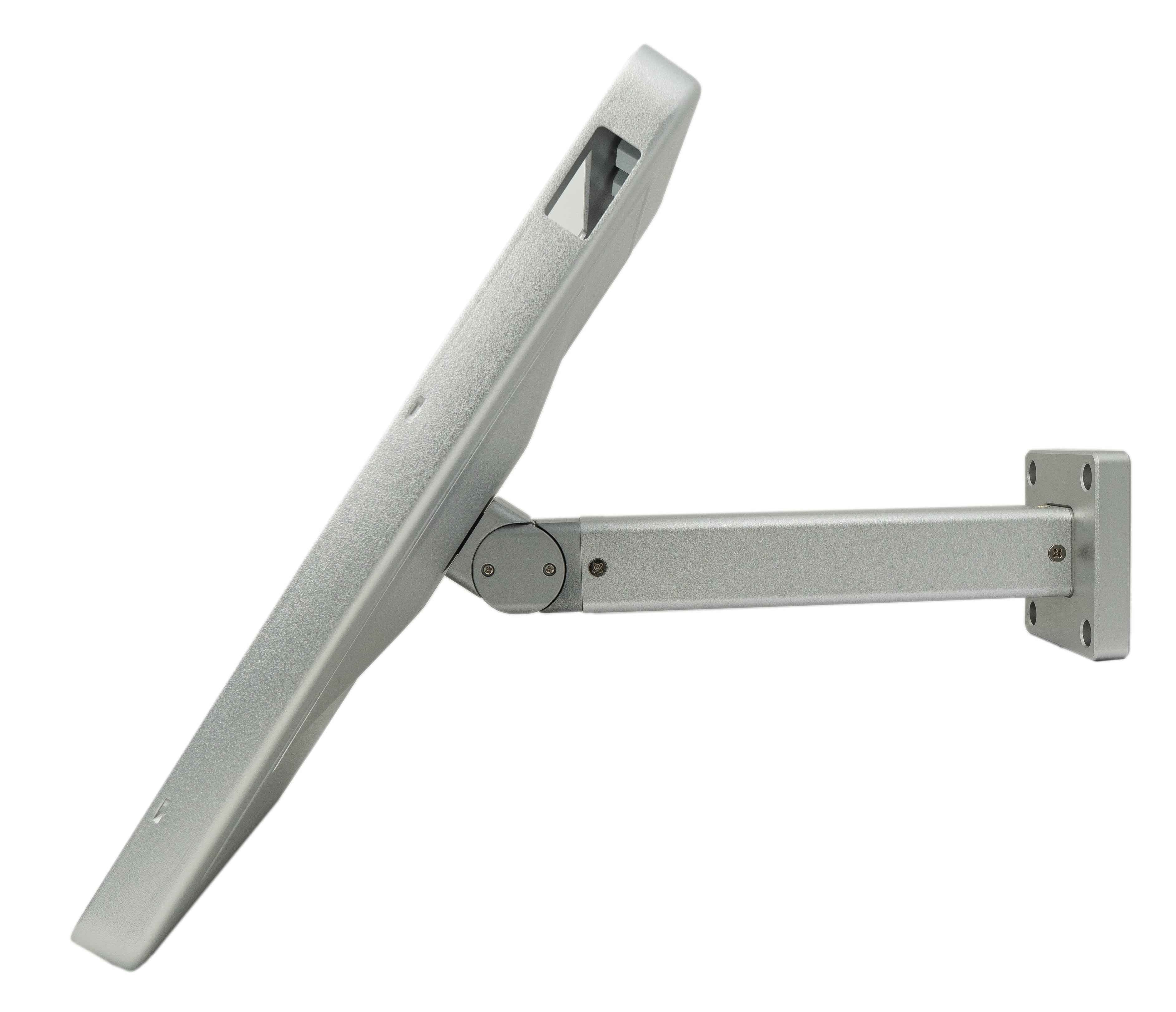 SYSTEM-S Wand Tisch Halterung abschließbar 90° für Microsoft Surface Pro 7 Pro 3 Pro 4 12.3 in Grau