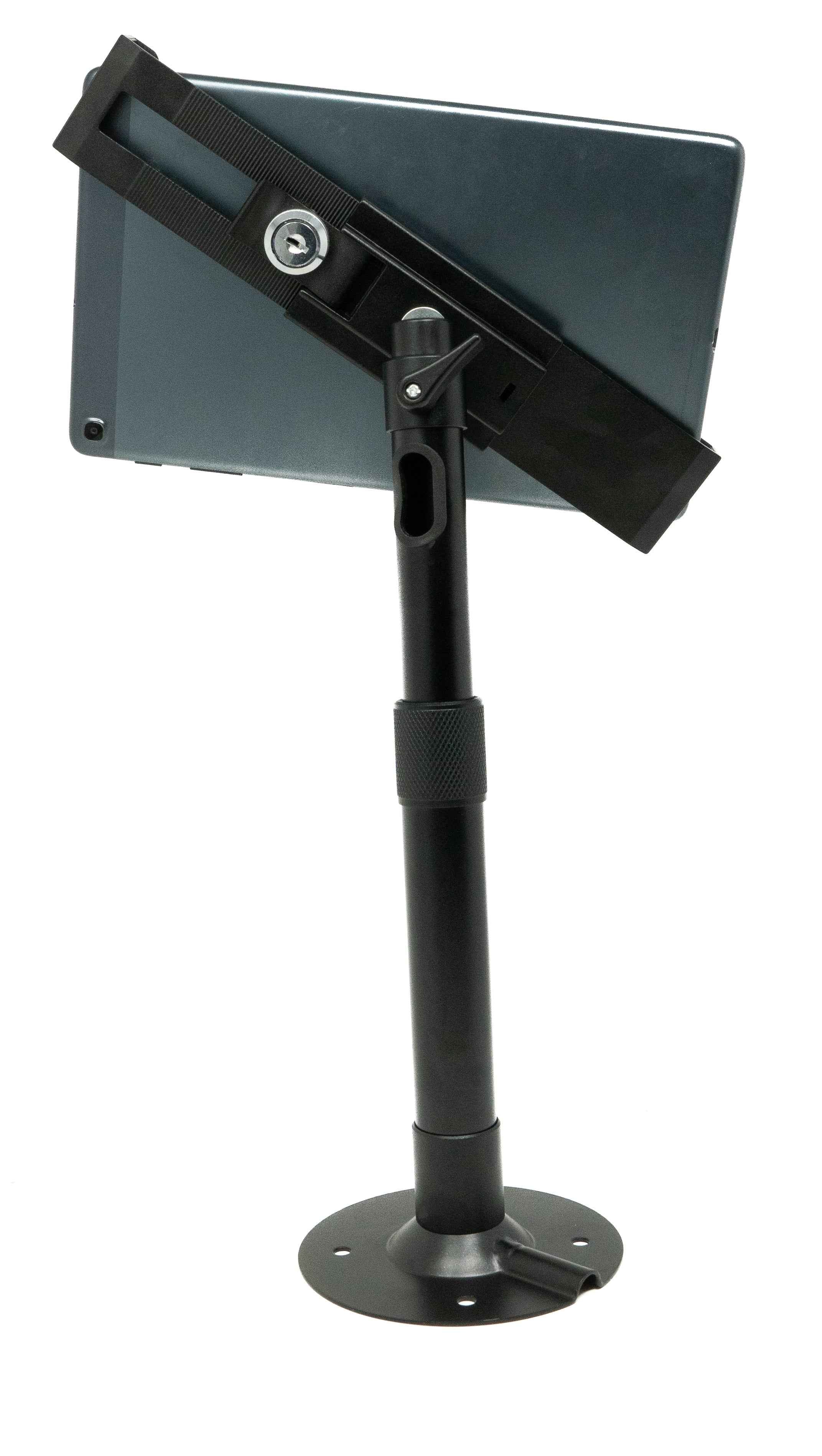 SYSTEM-S Tischständer 360° Halterung abschließbar für Tablets von 8.0" bis 11.0" Schwarz