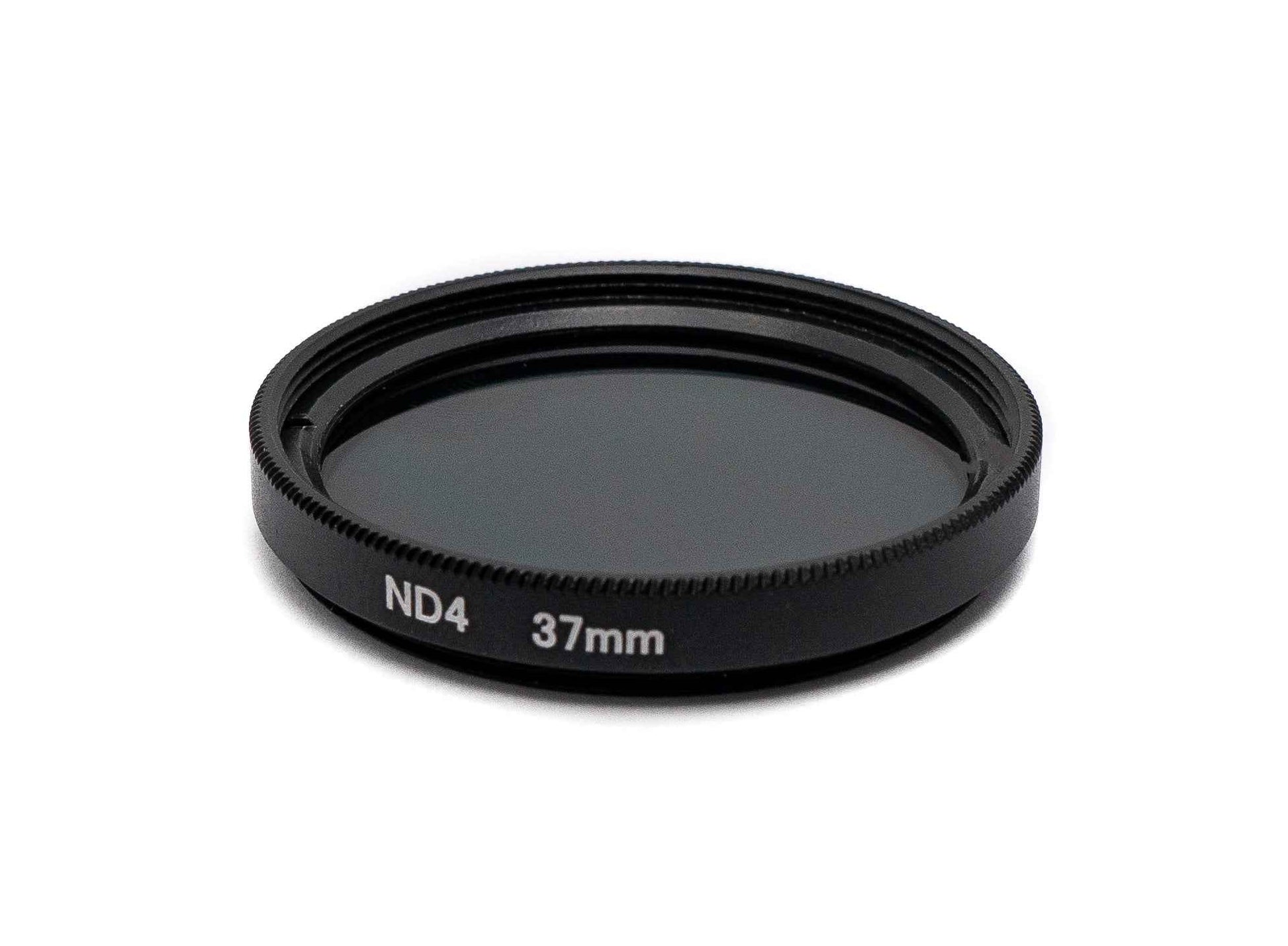 SYSTEM-S ND4 Linse 37 mm Neutraldichte Grau Filter mit Clip für Smartphones in Schwarz