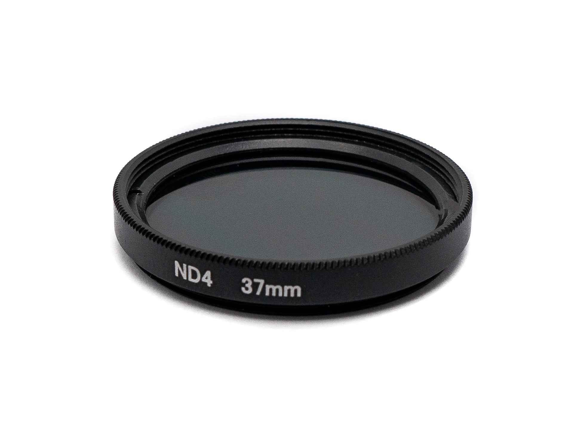 SYSTEM-S ND4 Linse 37 mm Neutraldichte Grau Filter mit Clip für Smartphones in Schwarz