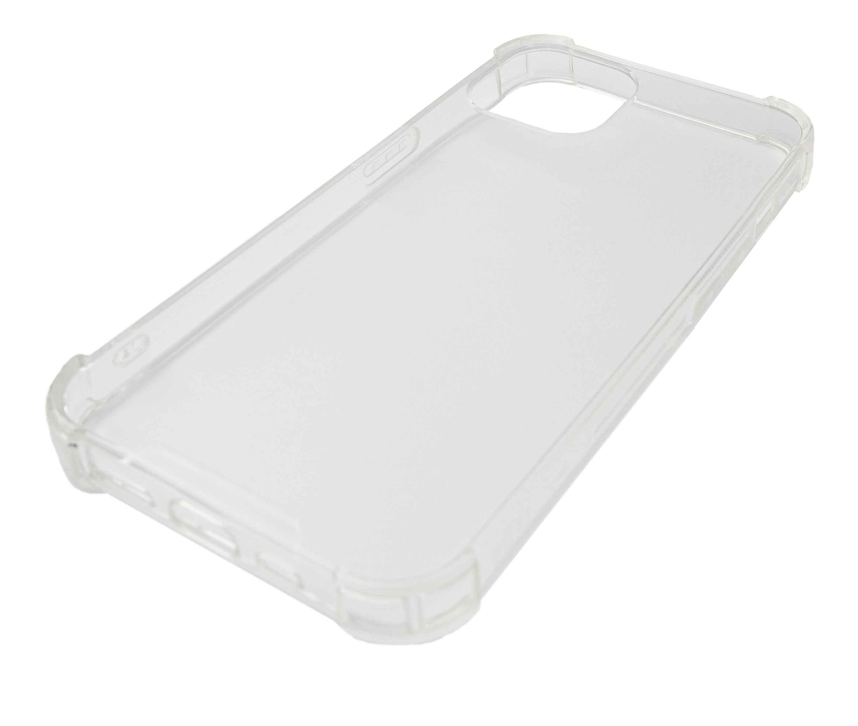 SYSTEM-S Schutzhülle aus Silikon in Weiß Transparent Hülle für iPhone 13