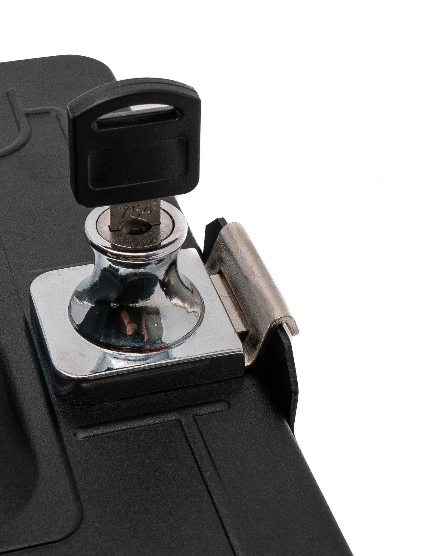 SYSTEM-S Stangenhalterung Klemme 360° Ständer abschließbar für iPad Mini 6 (2021) Schwarz