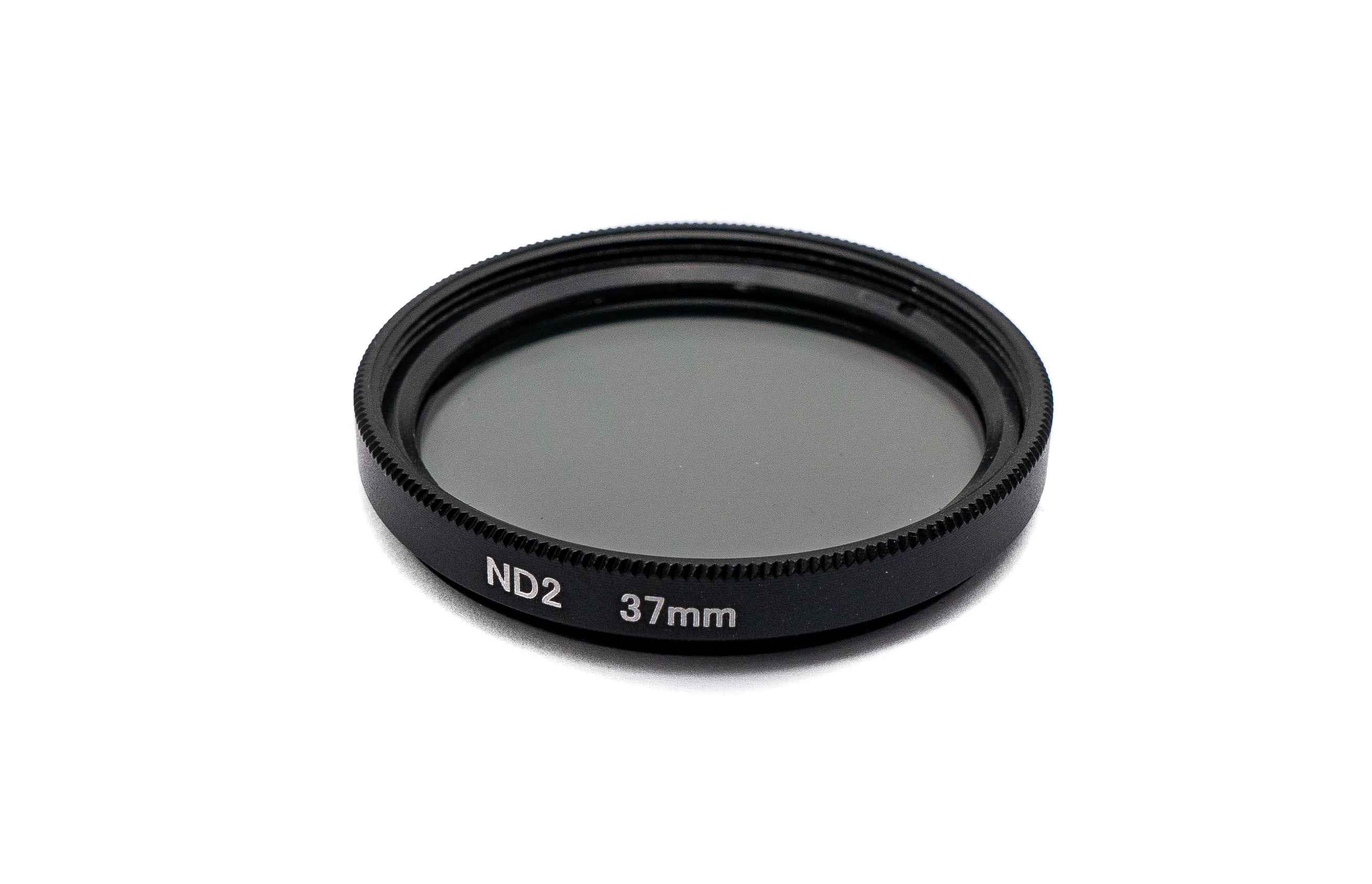 SYSTEM-S ND2 Linse 37 mm Neutraldichte Grau Filter mit Clip für Smartphones in Schwarz