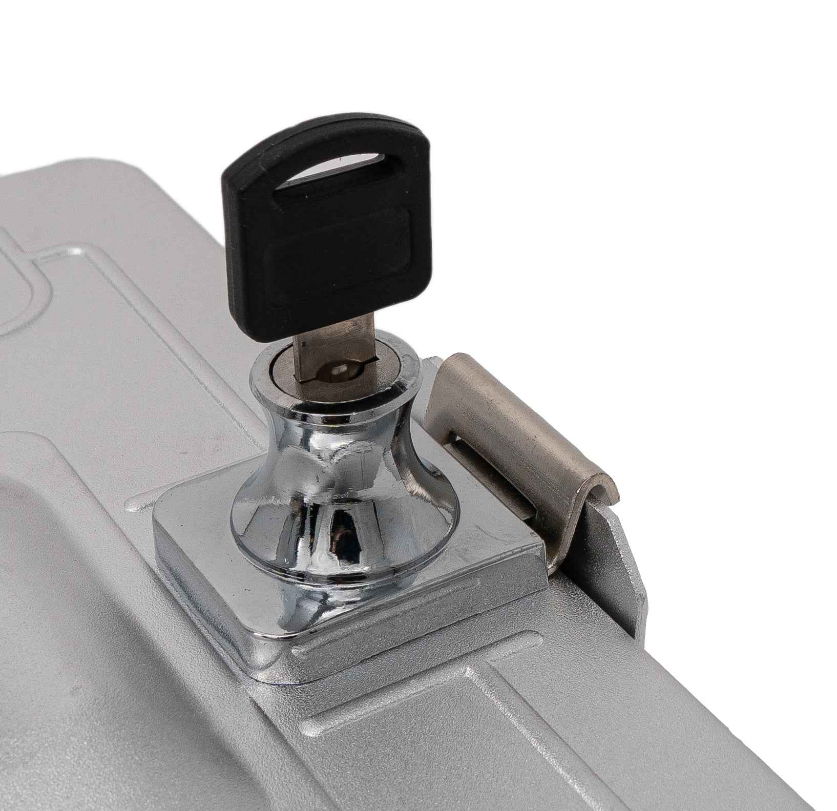 SYSTEM-S Tischhalterung Klemme 360° Ständer abschließbar für iPad Mini 6 (2021) in Grau