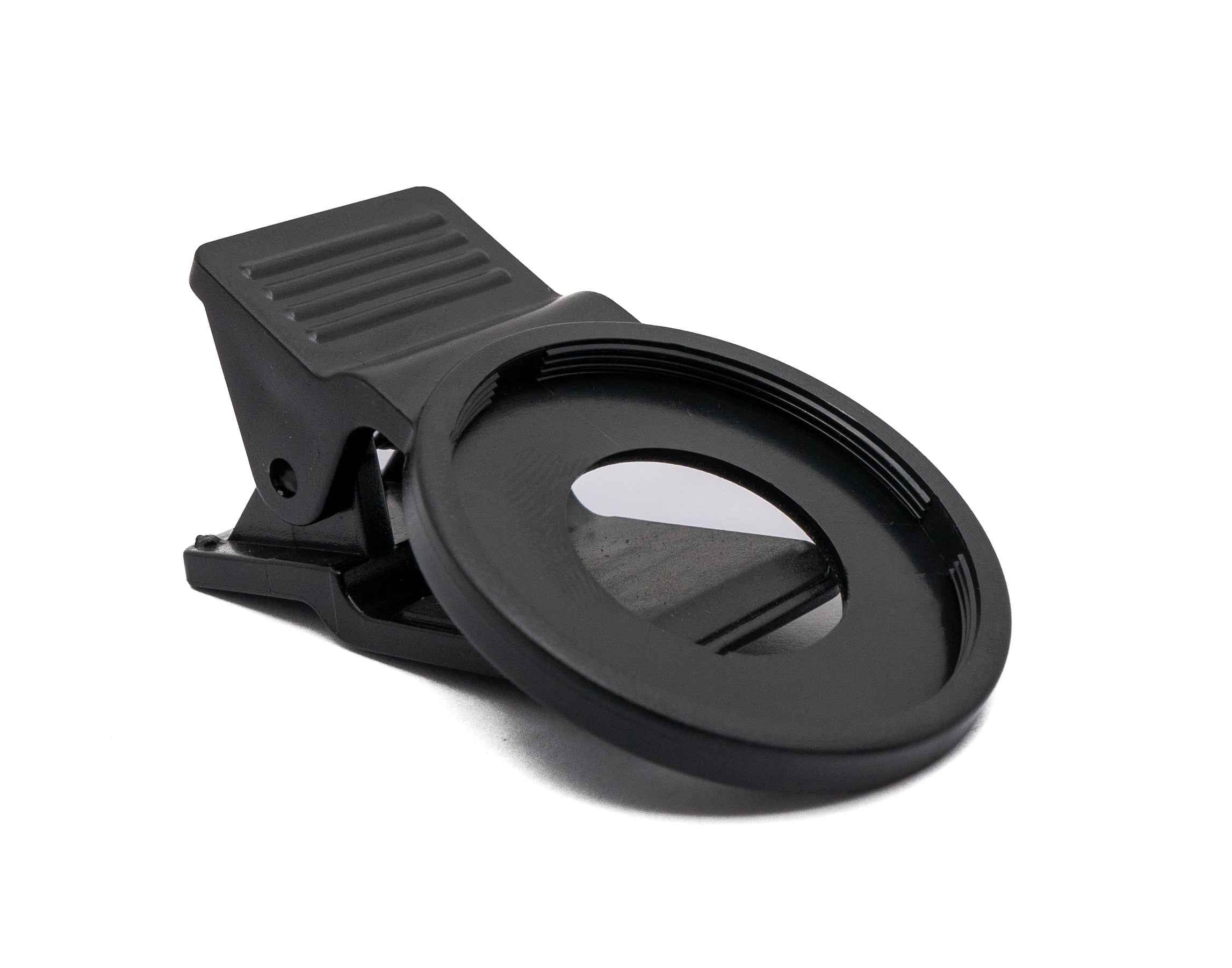 SYSTEM-S ND Vario Filter 37 mm 2 bis 400 Grau Linse mit Clip für Smartphones in Schwarz