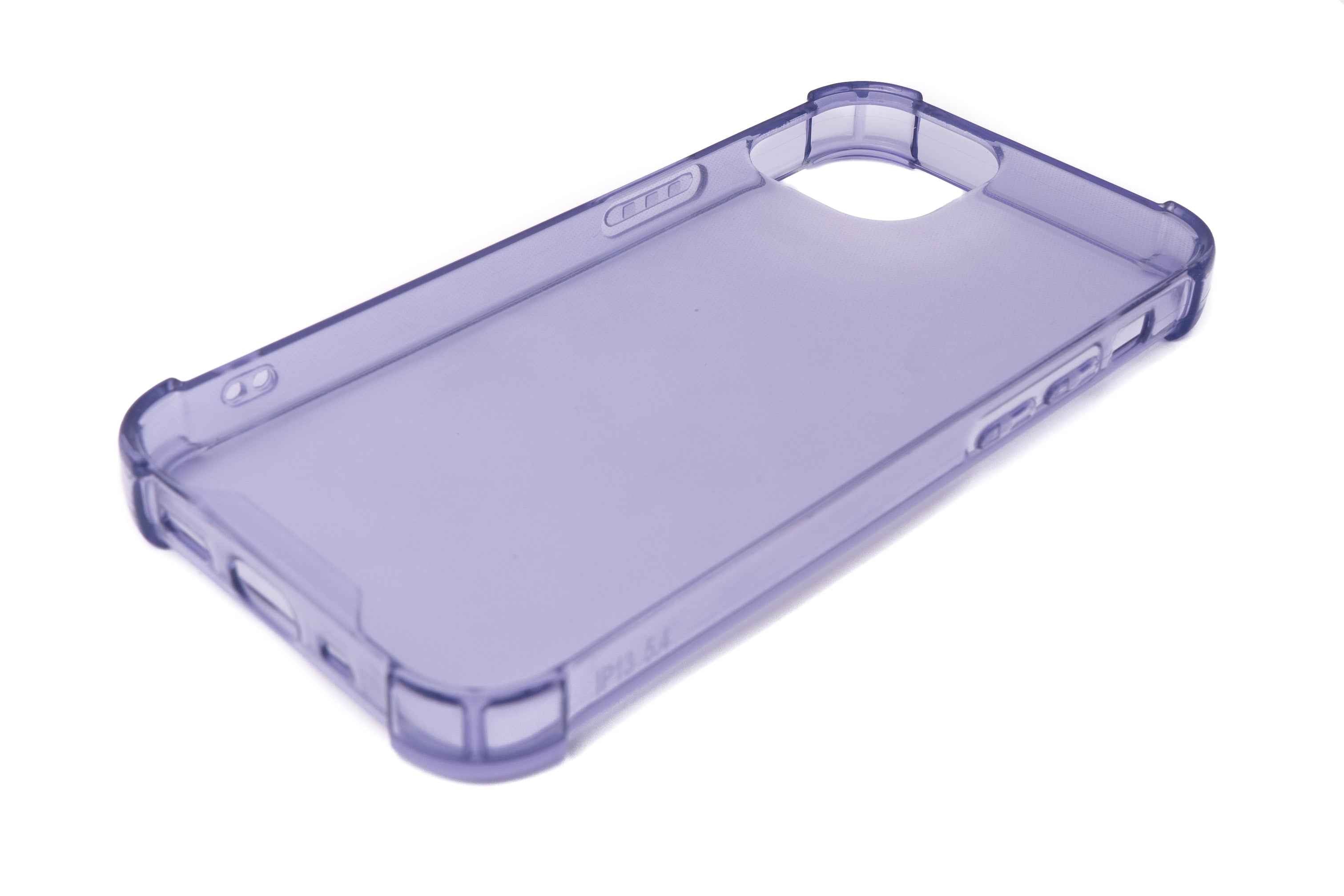 SYSTEM-S Schutzhülle aus Silikon in Lila Transparent Hülle für iPhone 13 Mini
