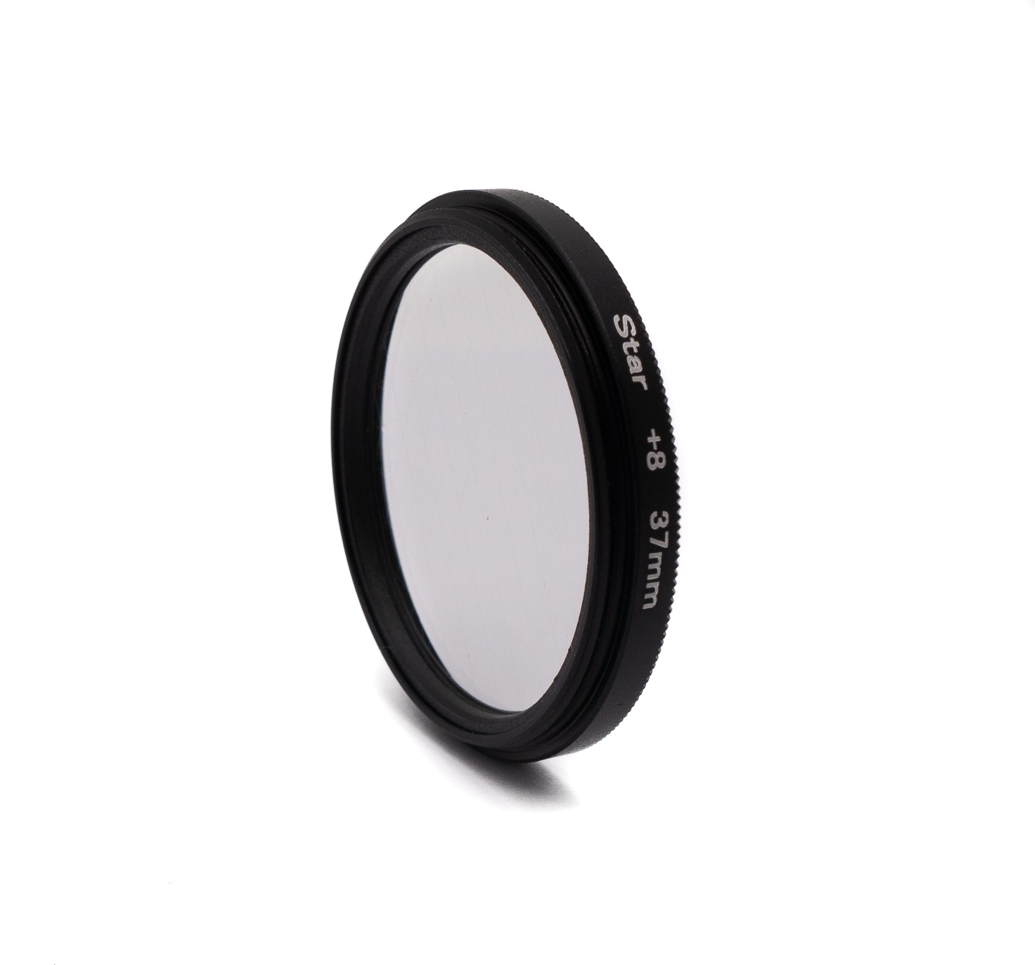 Sternfilter 8-Punkt 37 mm mit Clip für Smartphones in Schwarz | System-S
