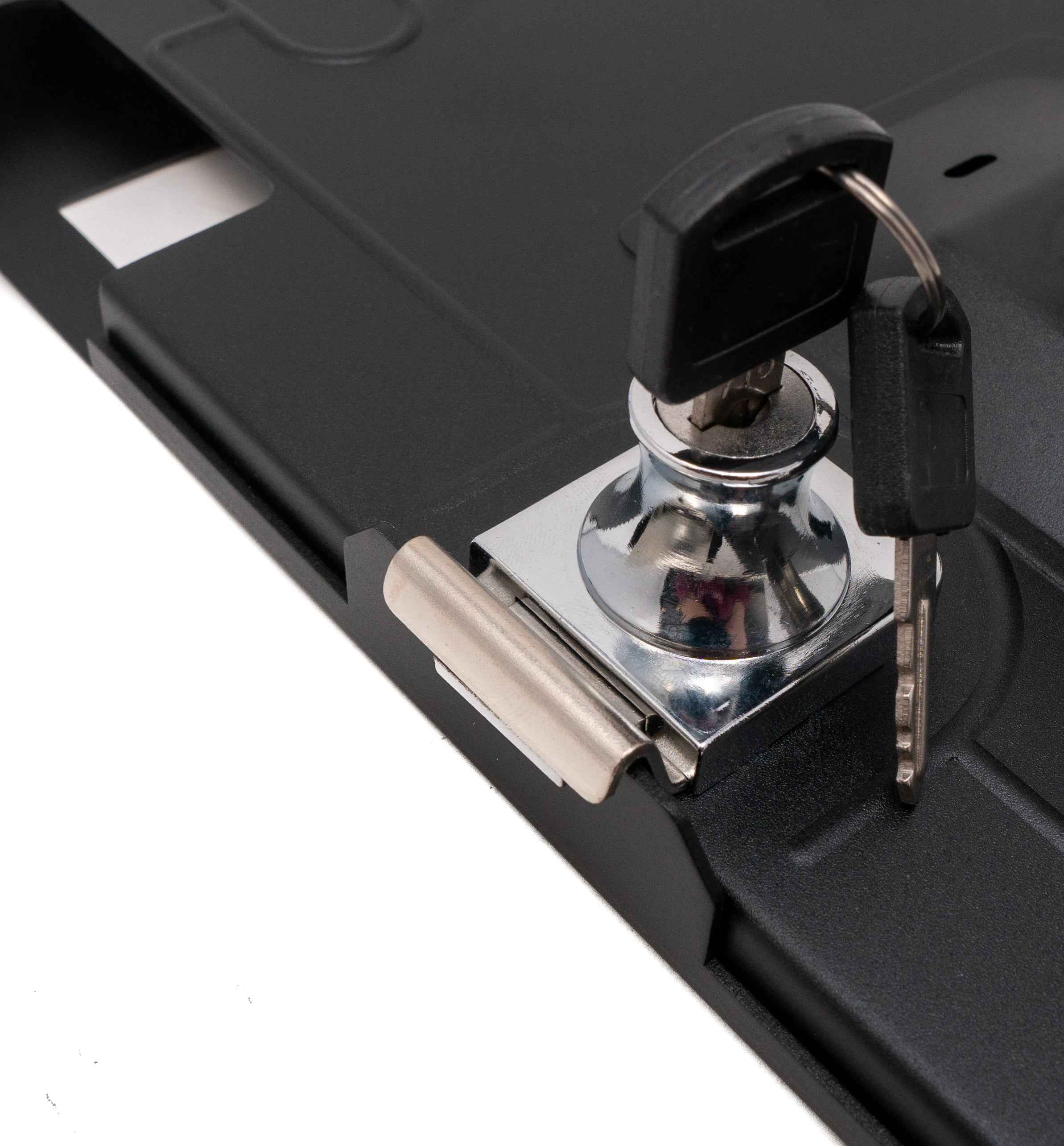 SYSTEM-S Tischständer 360° Halterung abschließbar für iPad Pro 11,0" (2018) in Schwarz