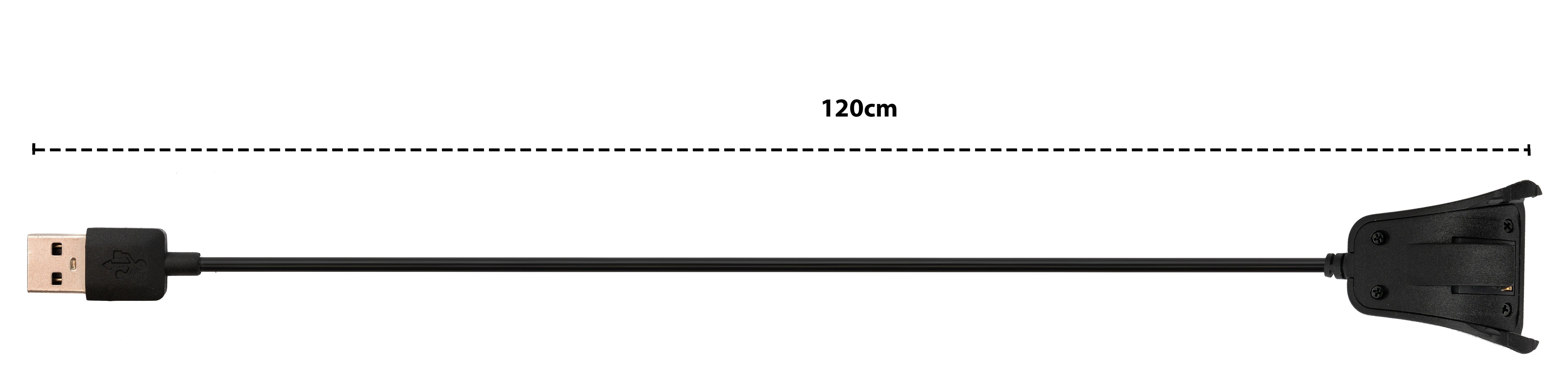 USB-Ladekabel magnetisch 100 cm schwarz für TomTom Runner 2 3 Spark 3