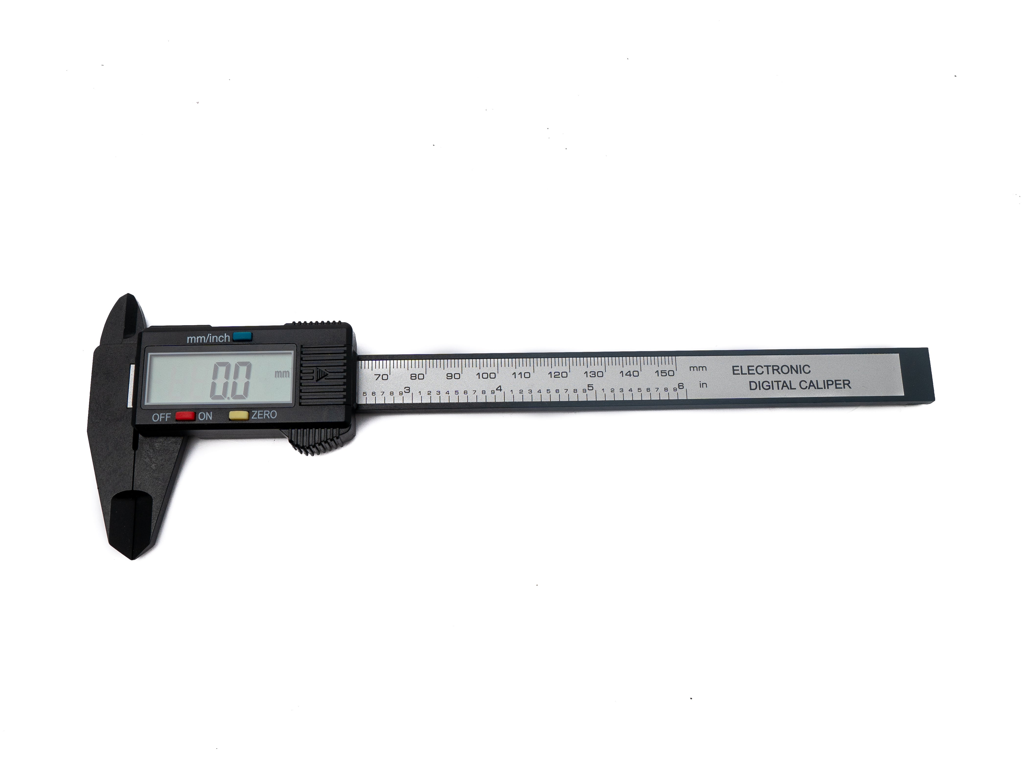 Digitaler Messschieber 150 mm Kunststoff/Metall schwarz Zero-Funktion 80671062