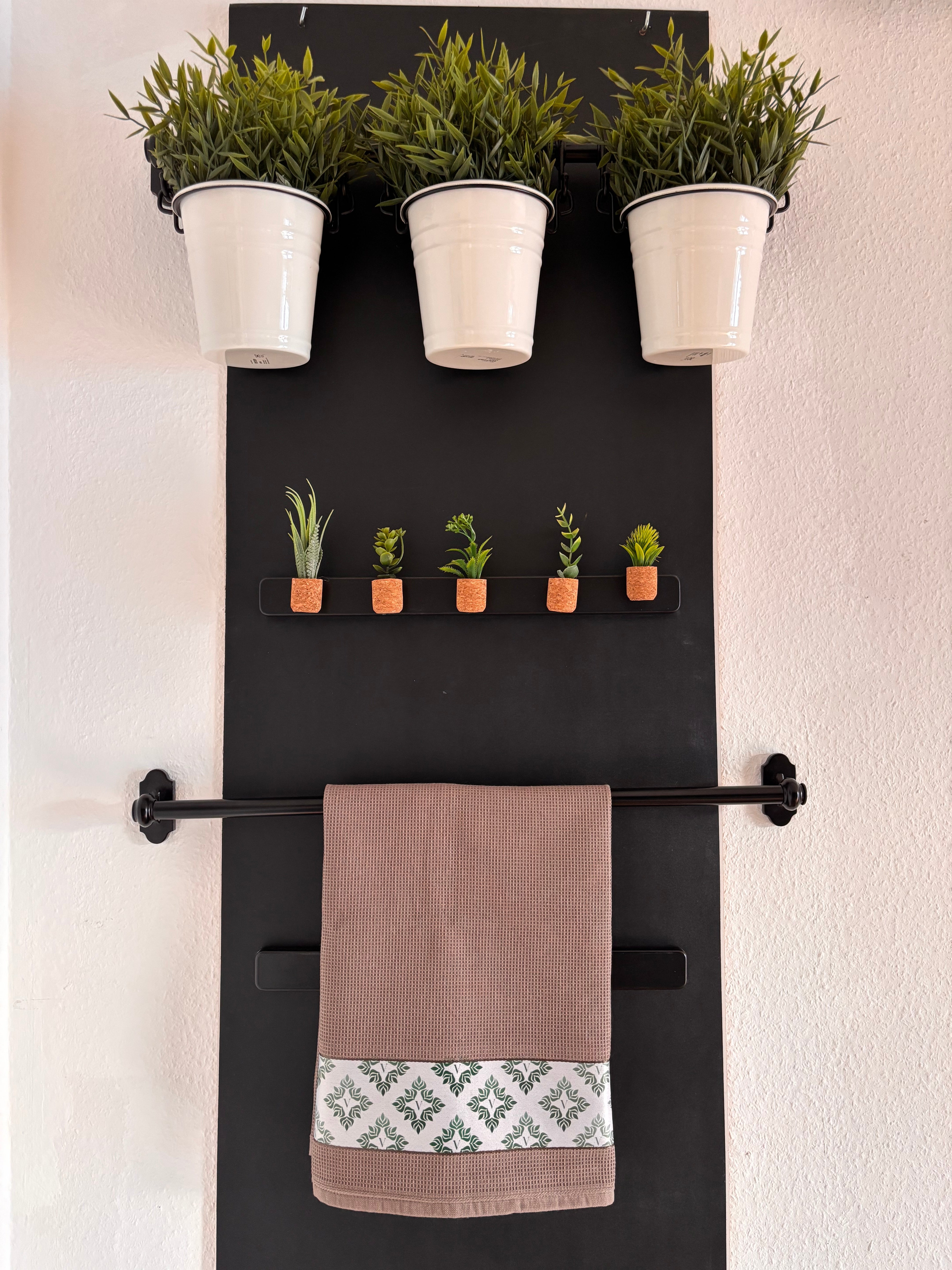 Waffel-Küchentuch 100% Baumwolle in Hellblau, 50x70cm, dekorativ und praktisch