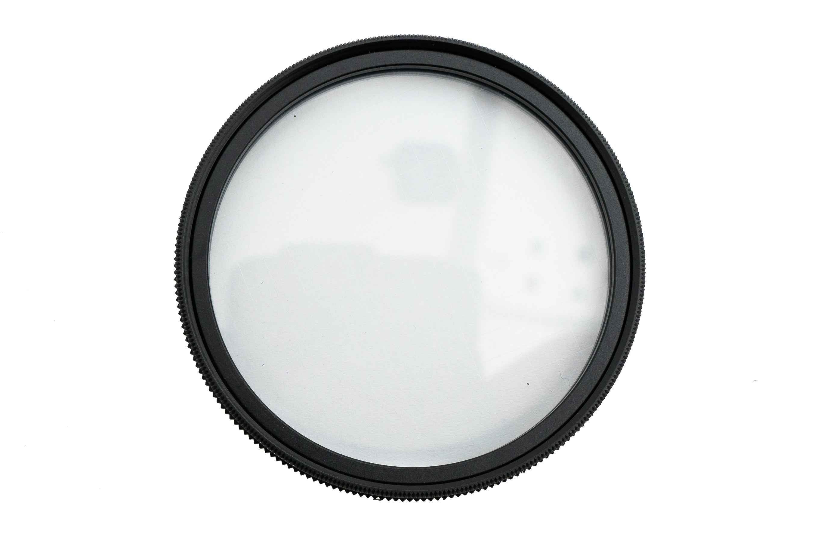 SYSTEM-S Star Burst Filter 52 mm 360° Cross Flare Linse für Smartphone Fotografie in Schwarz