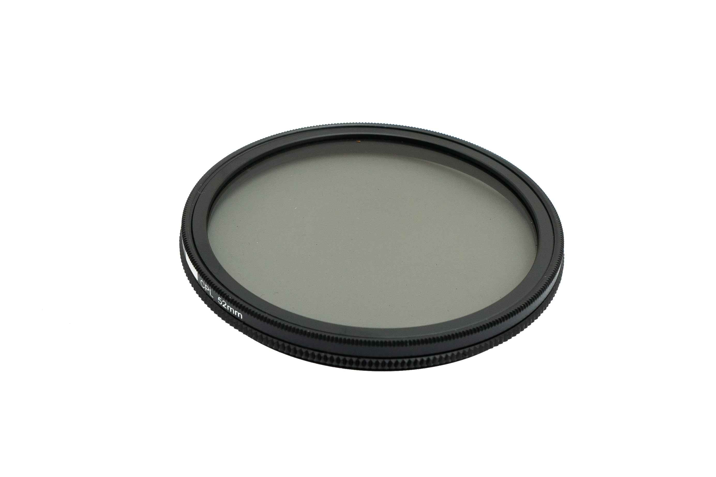 SYSTEM-S CPL 52 mm Filter Circular Polarizer Linse für Smartphone Fotografie in Schwarz