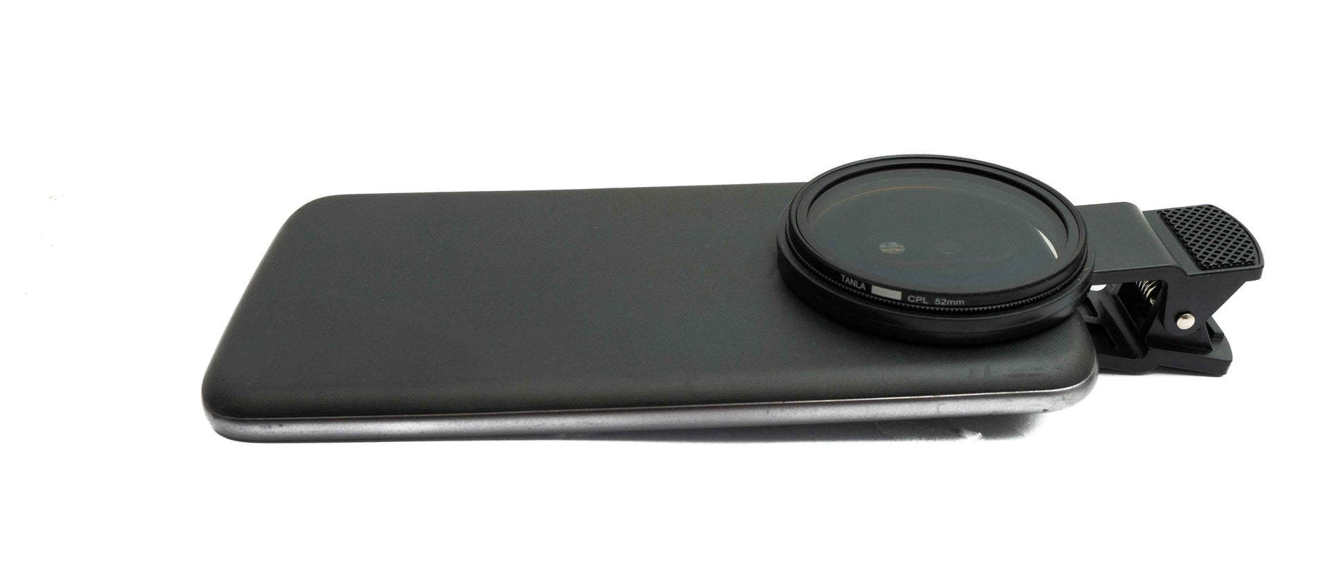 SYSTEM-S CPL 52 mm Filter Circular Polarizer Linse mit Clip für Smartphone in Schwarz
