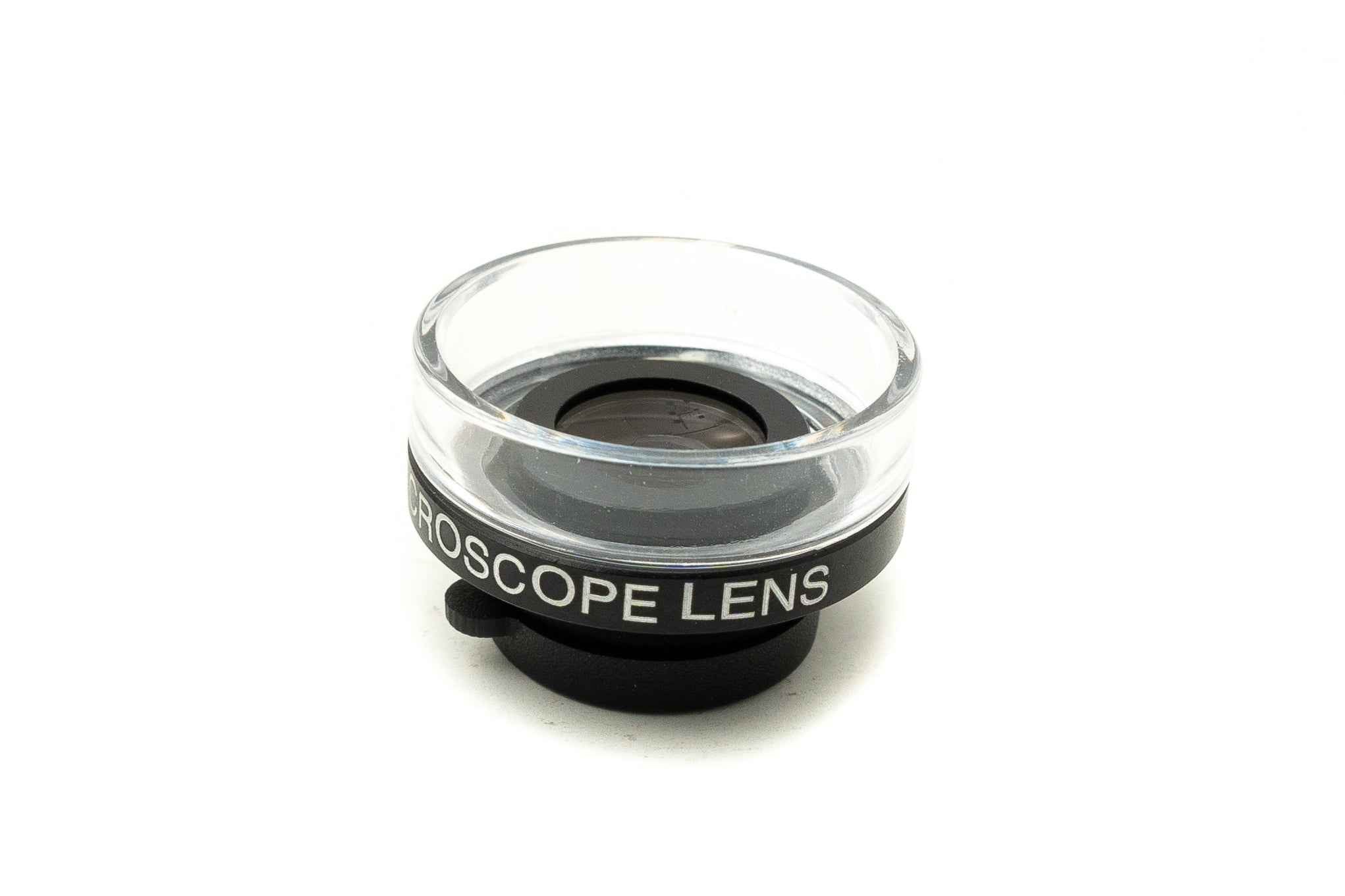 SYSTEM-S Super Makro Linse 30x 37 mm Mikroskop Filter mit Hülle für iPhone 15 Pro