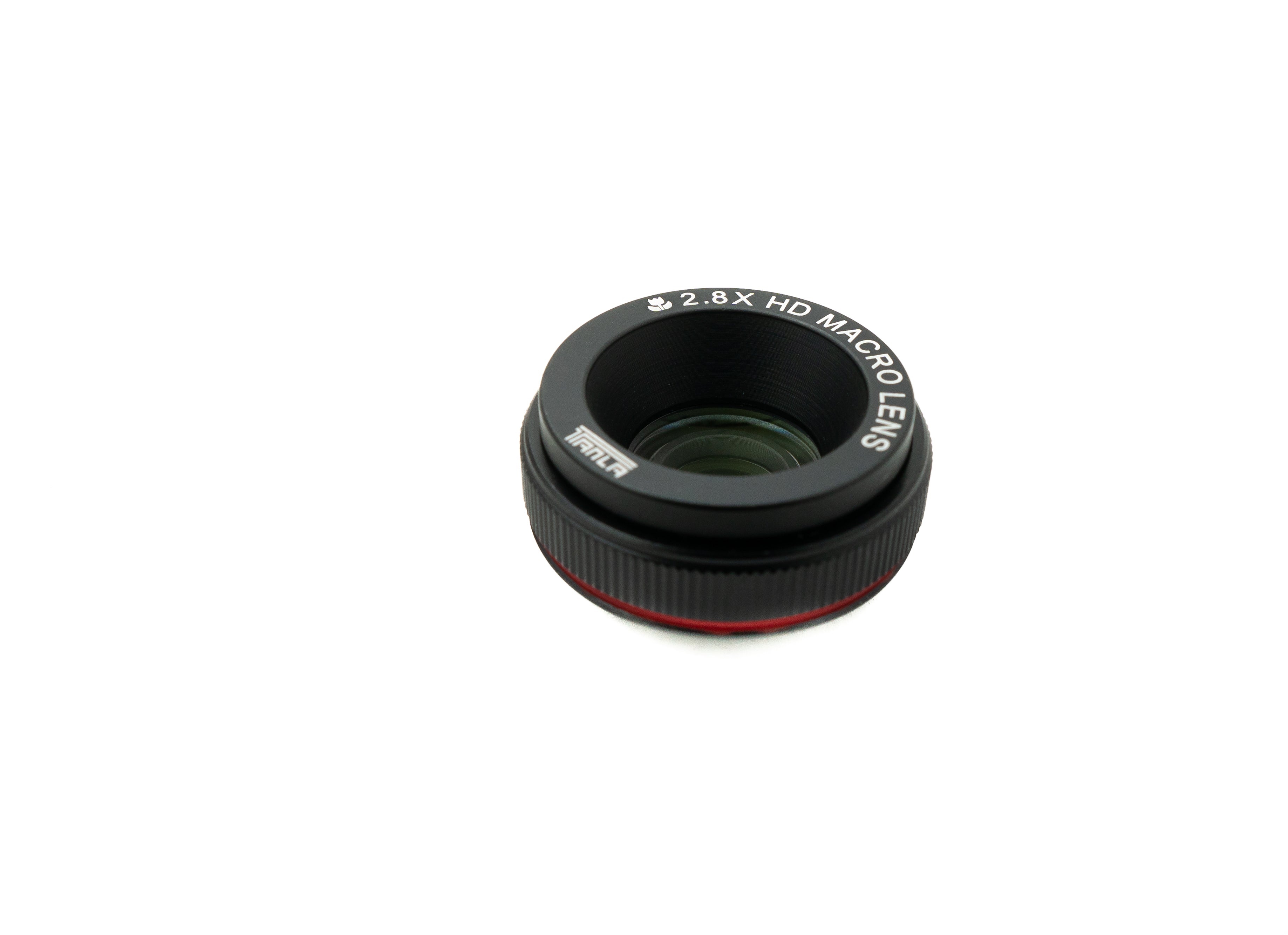 Makro-Linse 2,8x 37 mm HD Filter mit Hülle für iPhone 15 Plus schwarz-grau