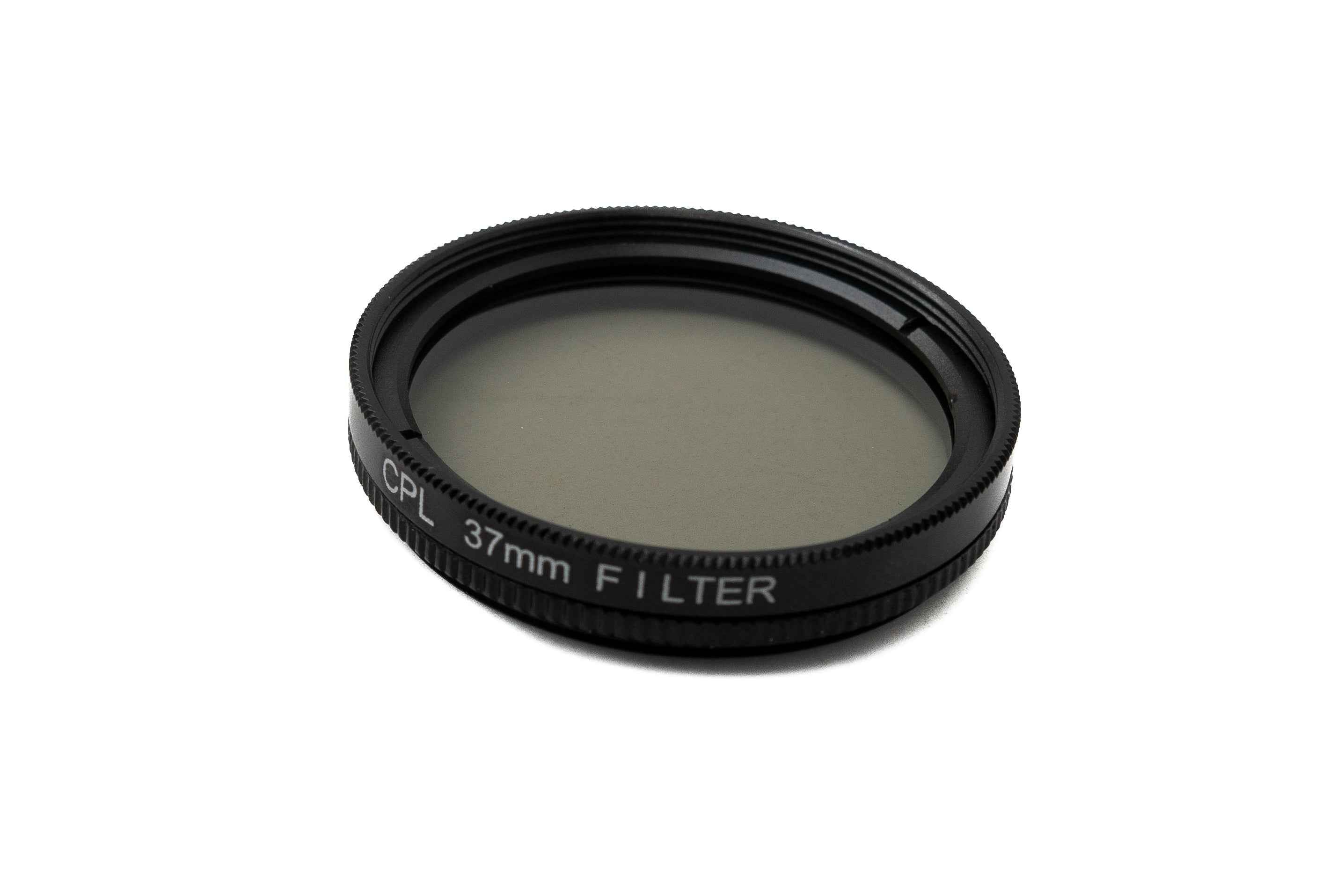 SYSTEM-S CPL Filter 37 mm Circular Polarizer Linse mit Gewinde Hülle für iPhone 15 Pro