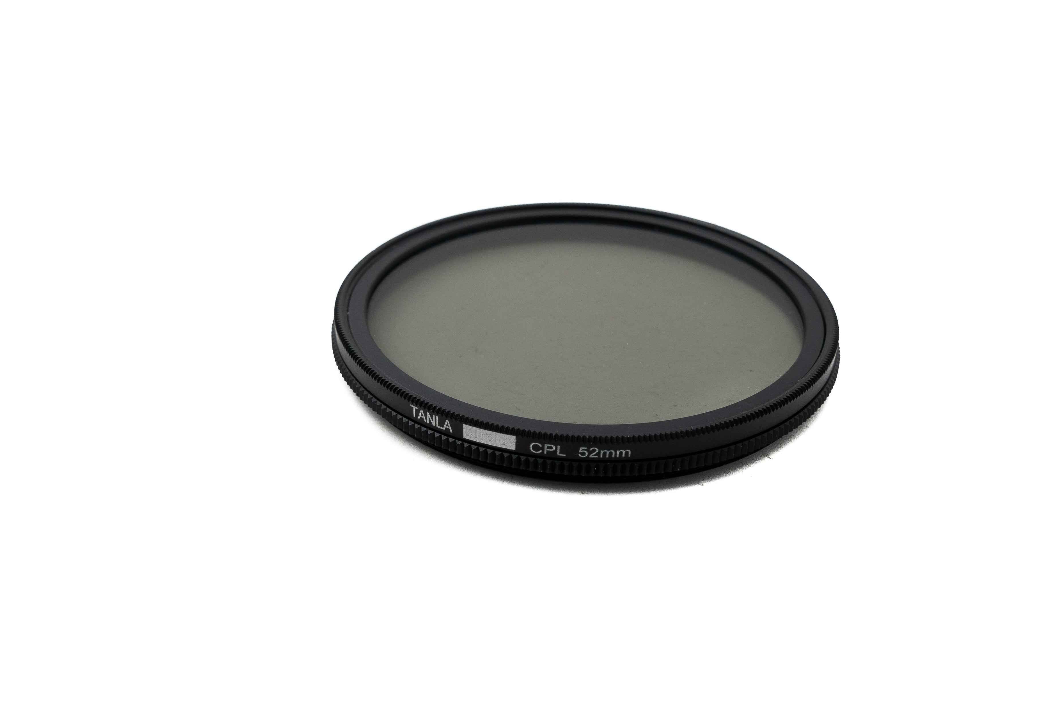 SYSTEM-S CPL Filter 52 mm Circular Polarizer Linse mit Gewinde Hülle für iPhone 15 Plus