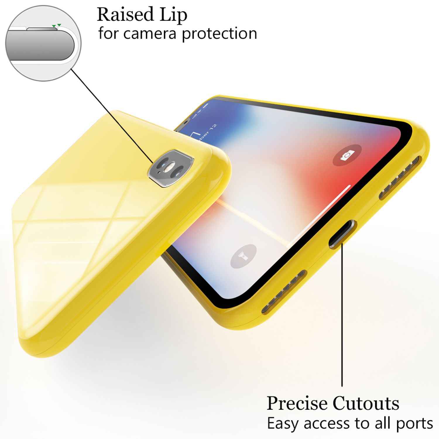 NALIA 360° Magnet Hülle für iPhone XS Max, Slim Hard Case mit Display Schutz