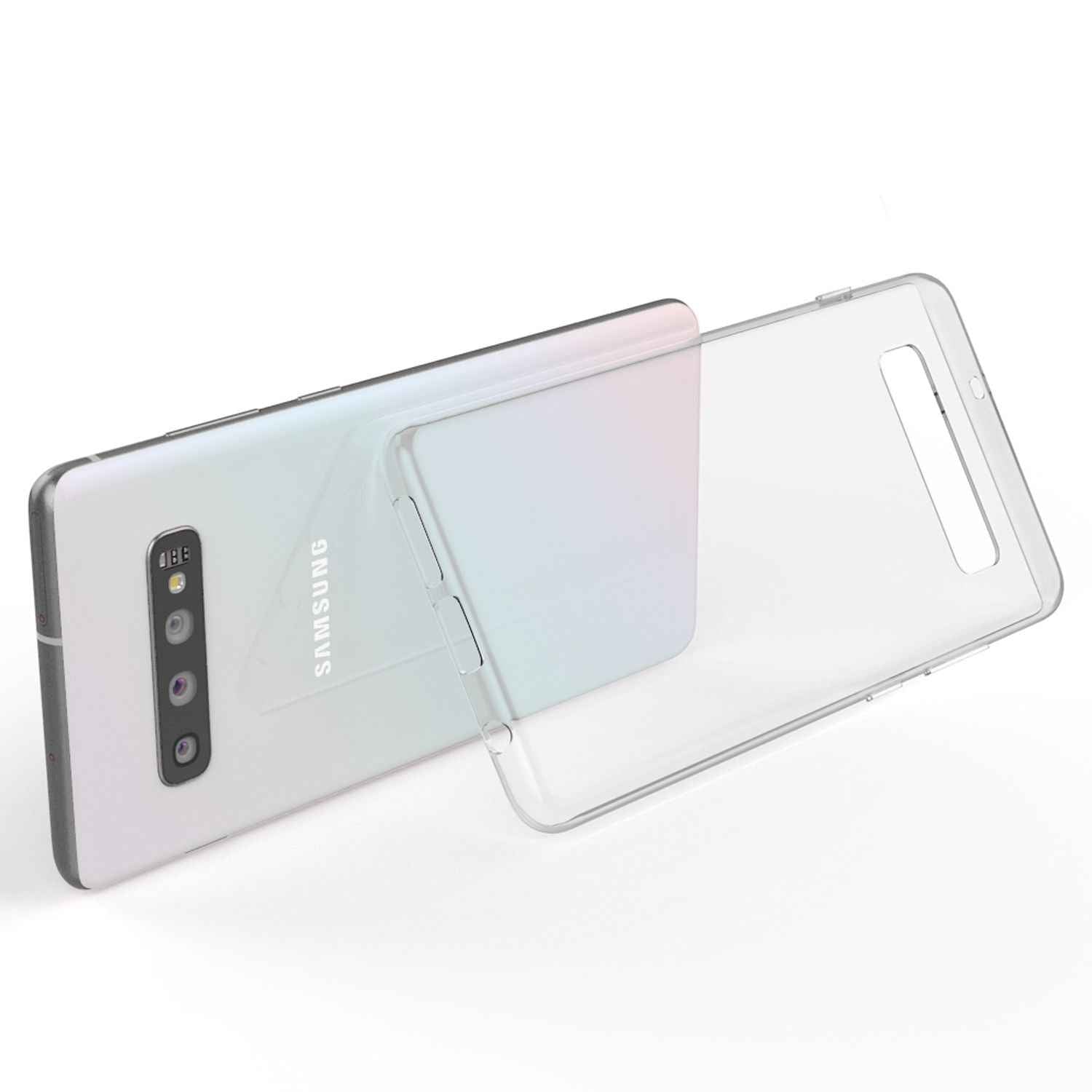 NALIA Handyhülle für Samsung Galaxy S10 Hülle, Durchsichtige Silikon Schutzhülle