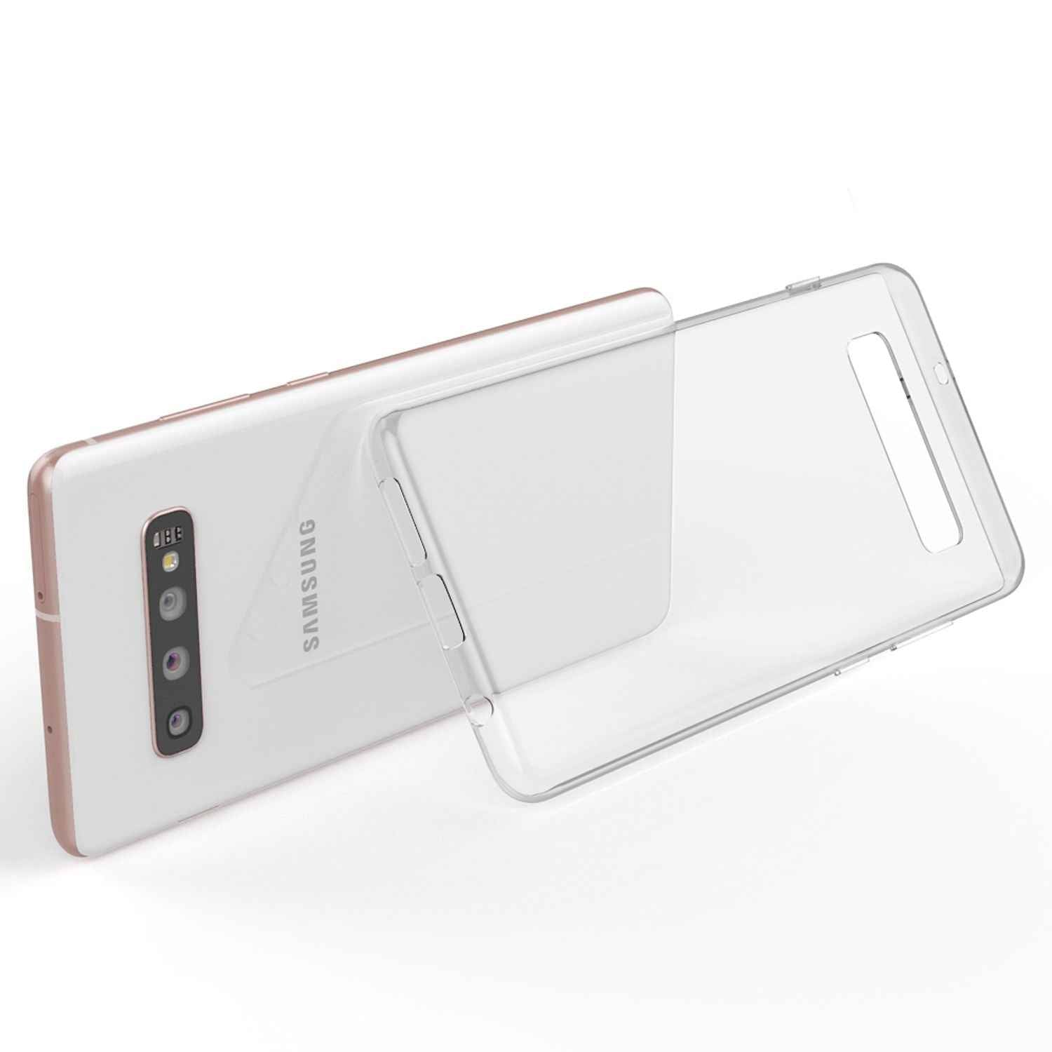 NALIA Handyhülle für Samsung Galaxy S10 Plus Hülle, Dünne Silikon Schutzhülle