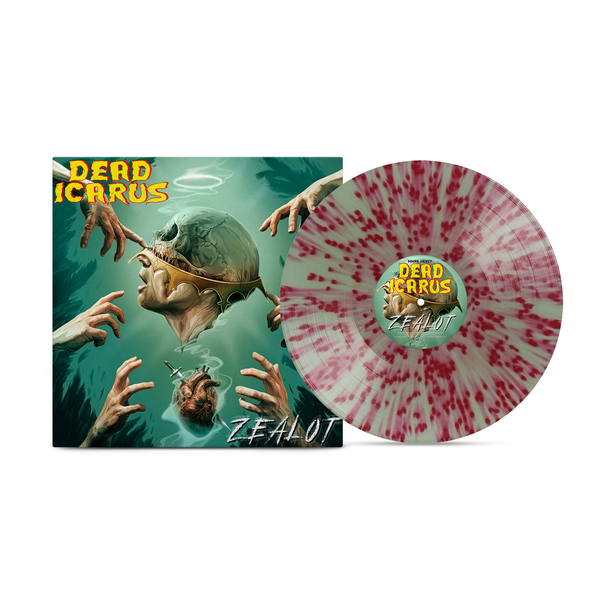 Dead Icarus - Zealot Var-Hot Sauce Splatter Vinyl