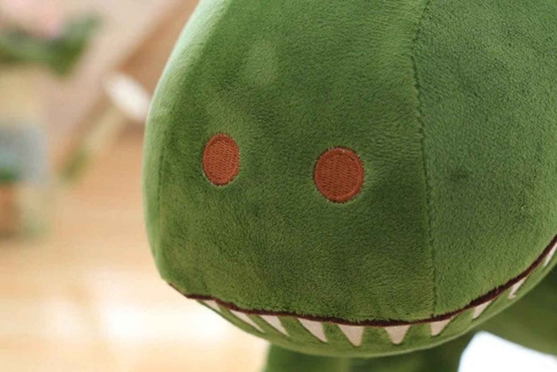 Dinosaurier T-Rex Kuscheltier - 40cm grünes Plüschtier