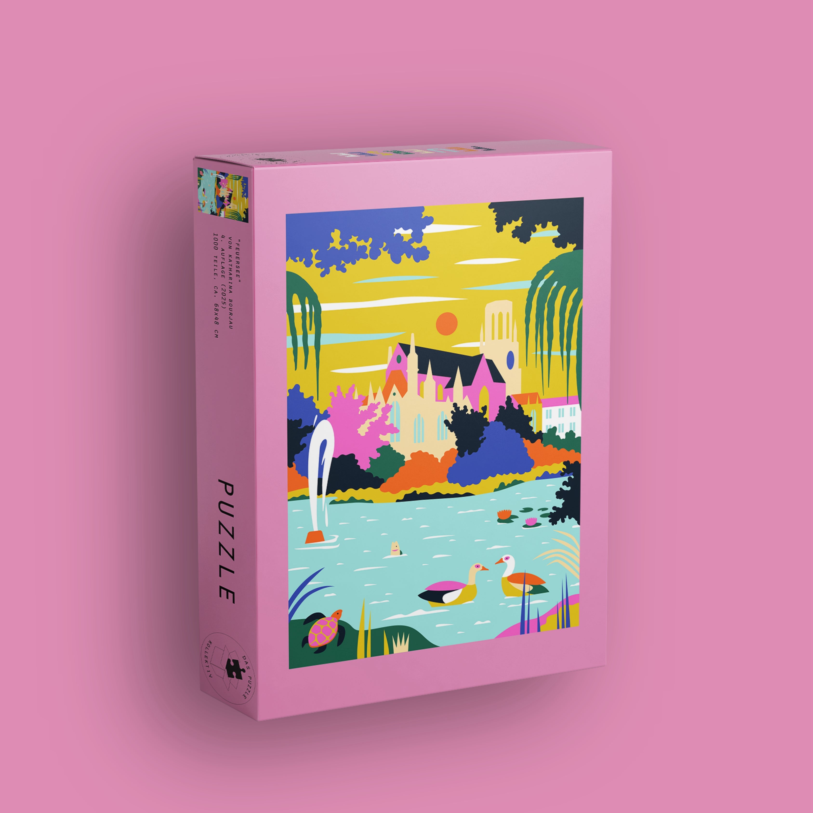 Feuersee, roter Keramiktopf mit elegantem Design und glänzender Oberfläche