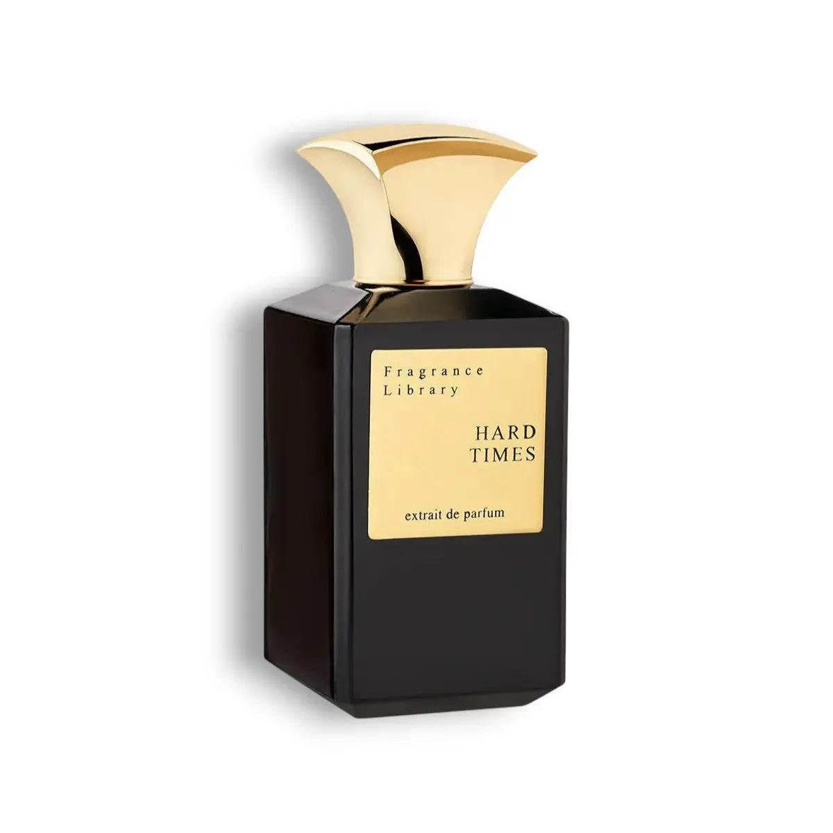 Fragrance Library Hard Times Extrait de Parfum, eleganter Flakon mit goldenen Akzenten