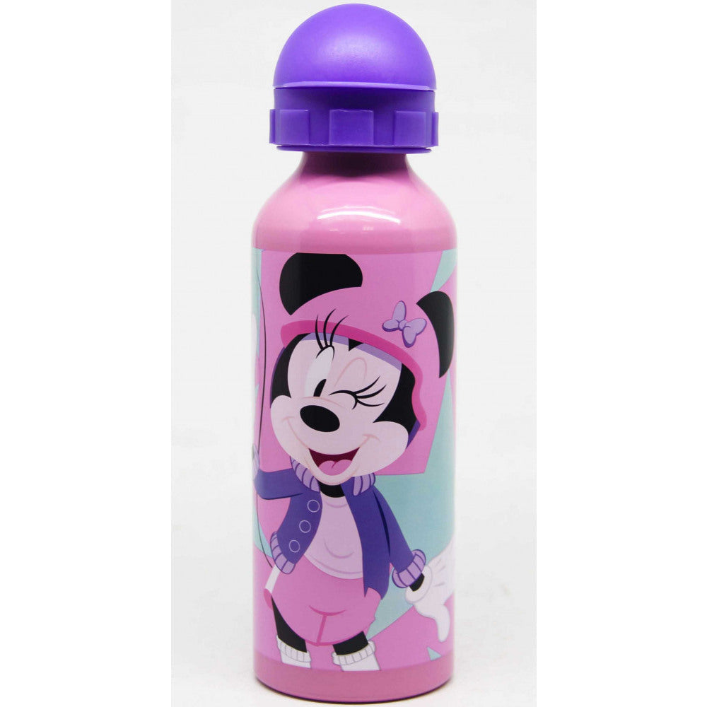 Aluminium Trinkflasche Minnie Maus 500 ml rosa | Tinisu