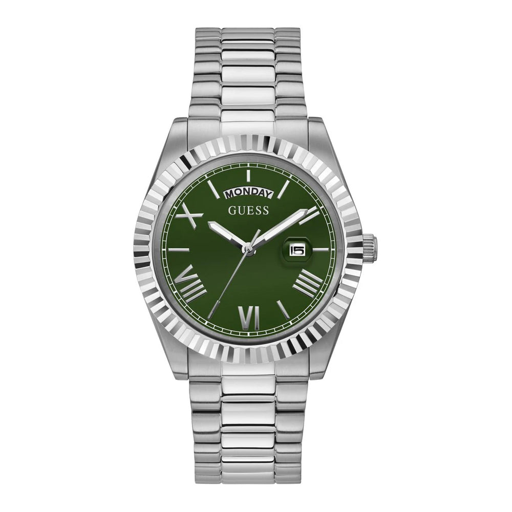 Herrenuhr Connoisseur Edelstahl silber 42 mm Quarz Datum Wochentag GW0265G10