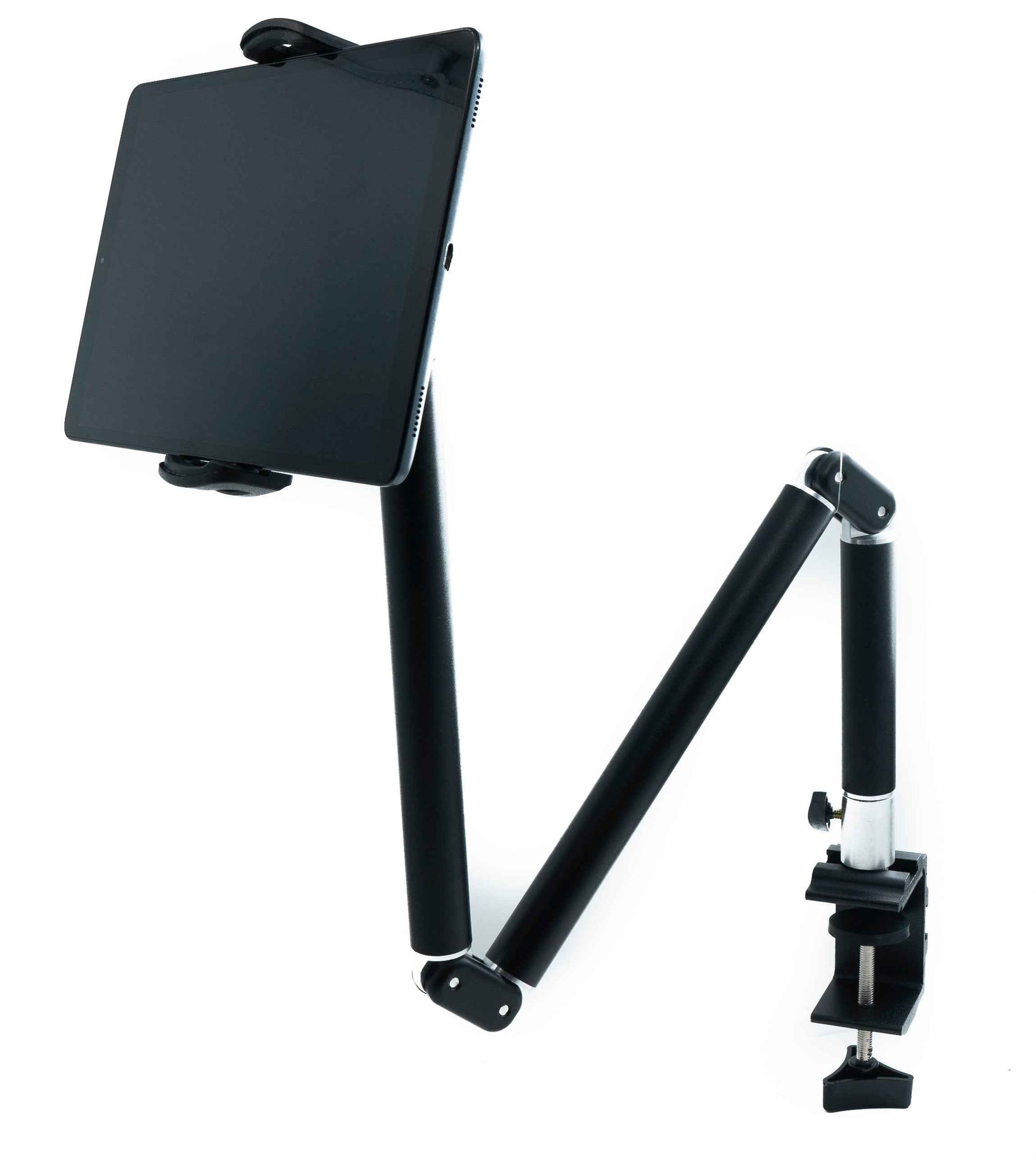 SYSTEM-S Tischhalterung 360° drehbar 180° neigbar Halterung abschließbar für Tablets von 8.0" bis 11.0"