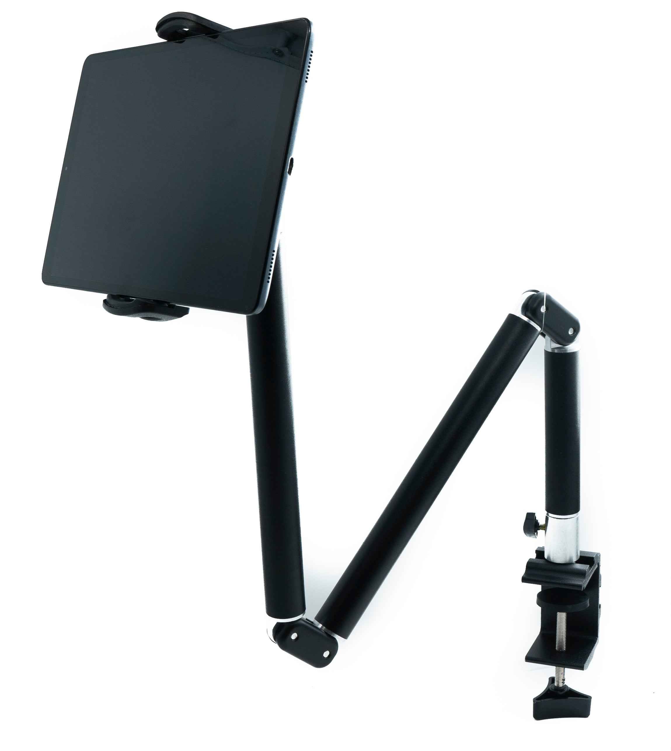 SYSTEM-S Tischhalterung 360° drehbar 180° neigbar Halterung abschließbar für Tablets von 8.0" bis 11.0"