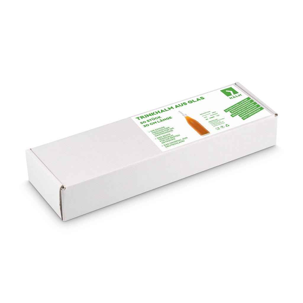 50x 30cm Glasstrohhalme für Flaschen von 0,33 bis 1 Liter für jeden Anlass