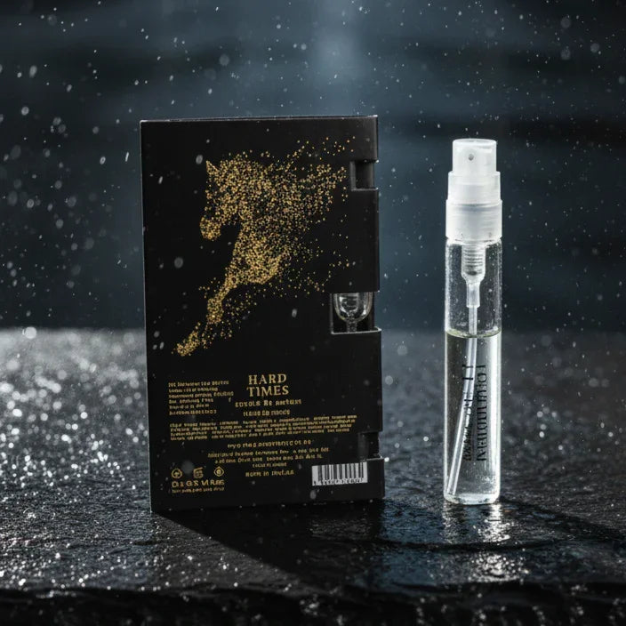 Fragrance Library Hard Times Extrait de Parfum, Flakon mit goldener Kappe