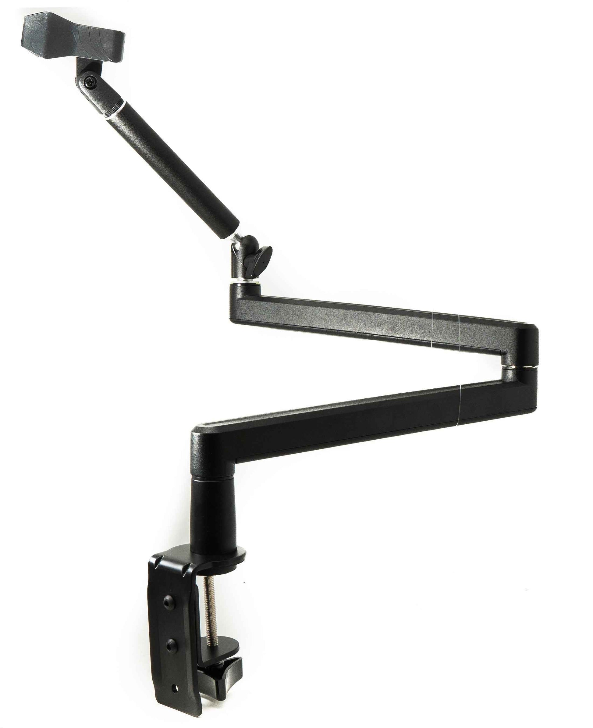 SYSTEM-S Mikrofon Haltearm Tisch Halterung 360° schwenkbar 180° neigbar 3 Gelenke