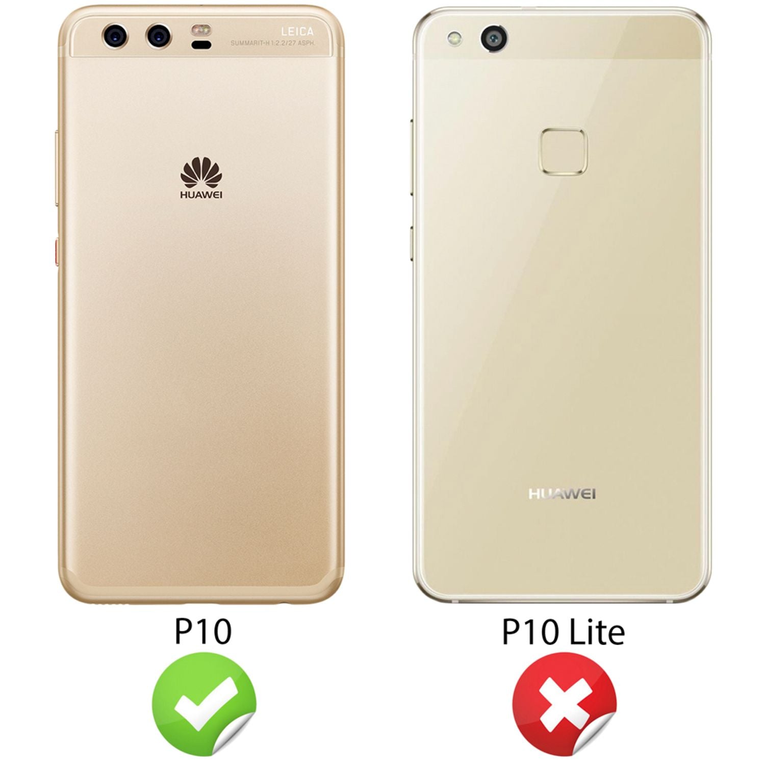 Handyhülle Slim Silikon durchsichtig geblümt für Huawei P10 | NALIA Berlin